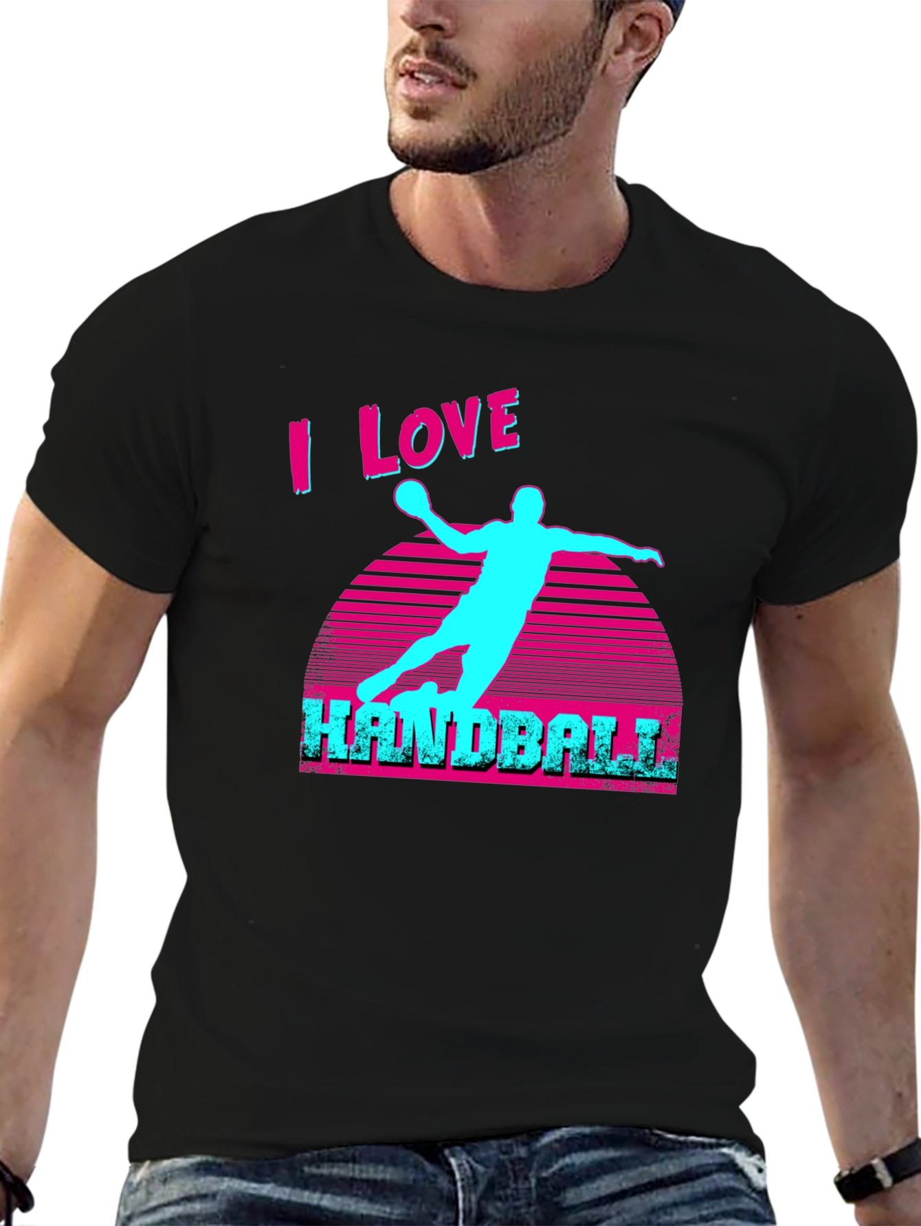 I Love Handball Graphic T-Shirt