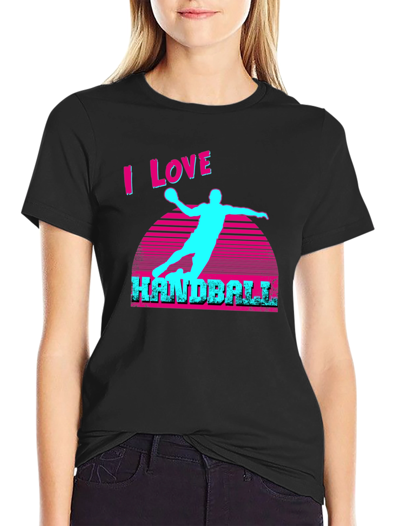 I Love Handball Graphic T-Shirt