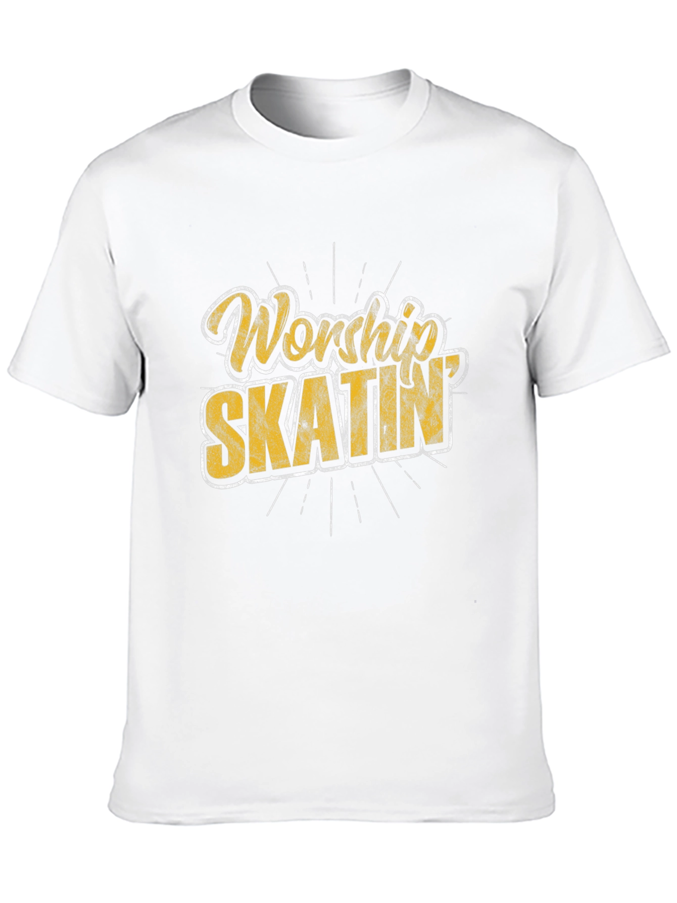 Worship Skatin Graphic T-Shirt