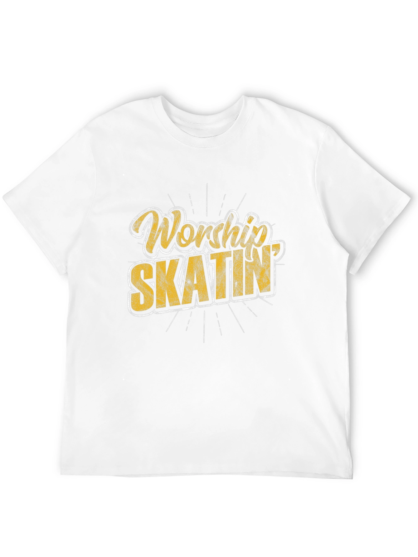 Worship Skatin Graphic T-Shirt