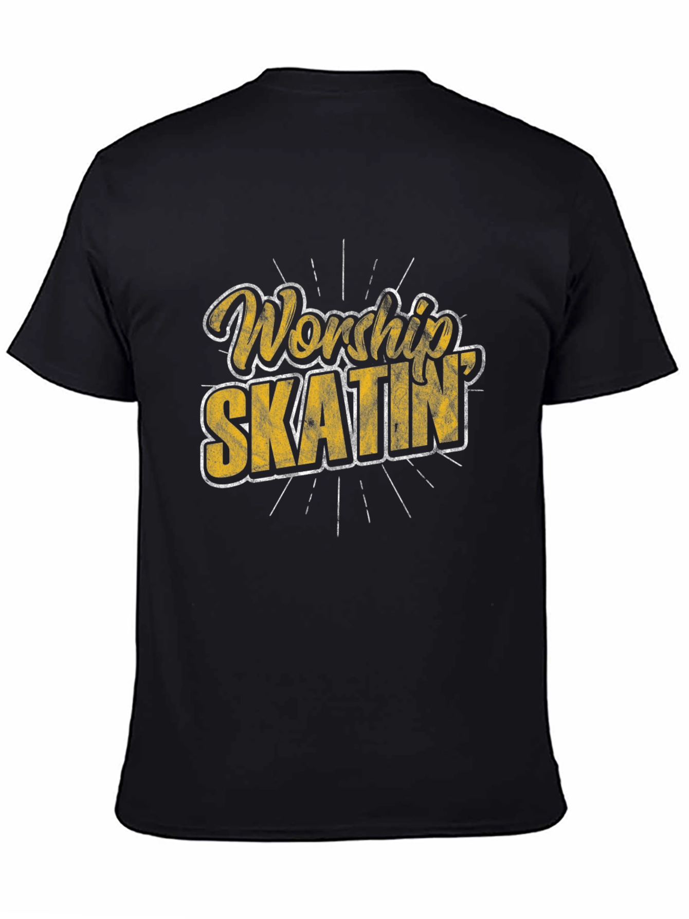 Worship Skatin Graphic T-Shirt