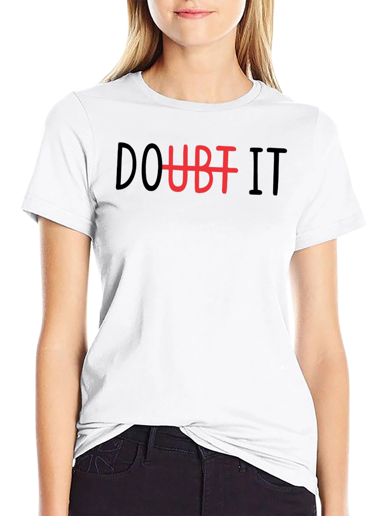 Doubt It Graphic Tee - Casual Cotton T-Shirt