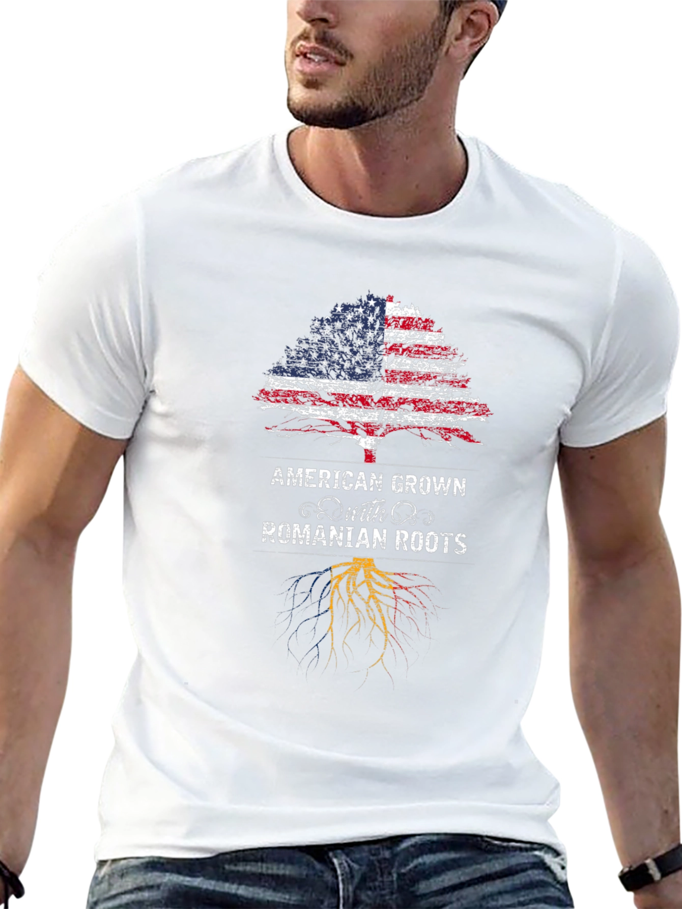 American Grown with Romanian Roots T-Shirt