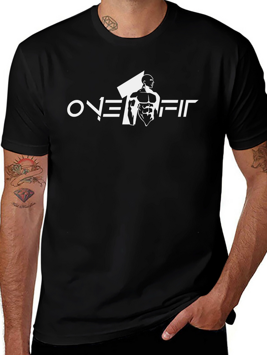 Overfit Black T-Shirt - Gym & Fitness Apparel
