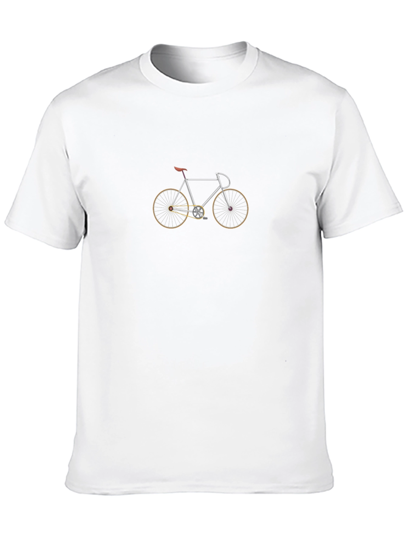 Classic Bicycle Graphic Tee - Stylish Mens Black T-Shirt