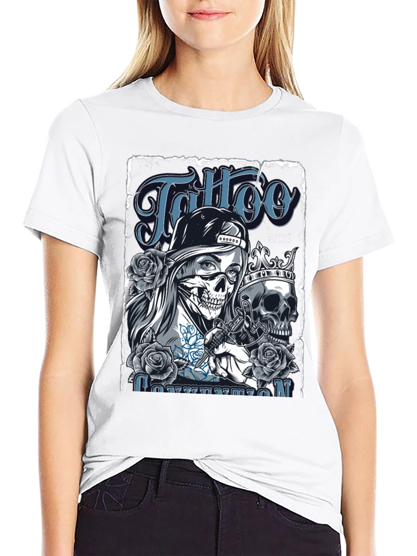 Skull Tattoo Artist Graphic T-Shirt