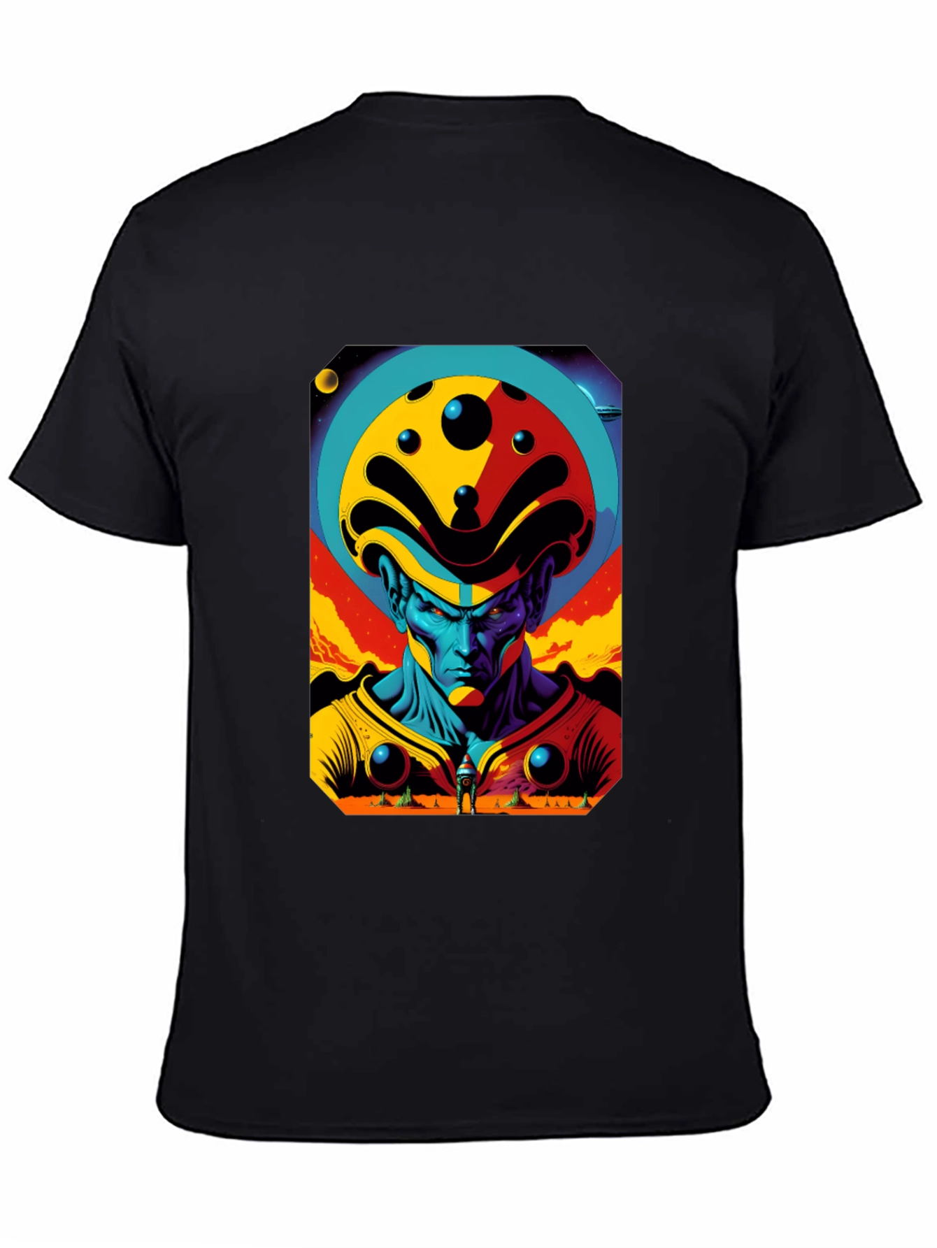 Retro Sci-Fi Alien Graphic Tee - Modern Comfort