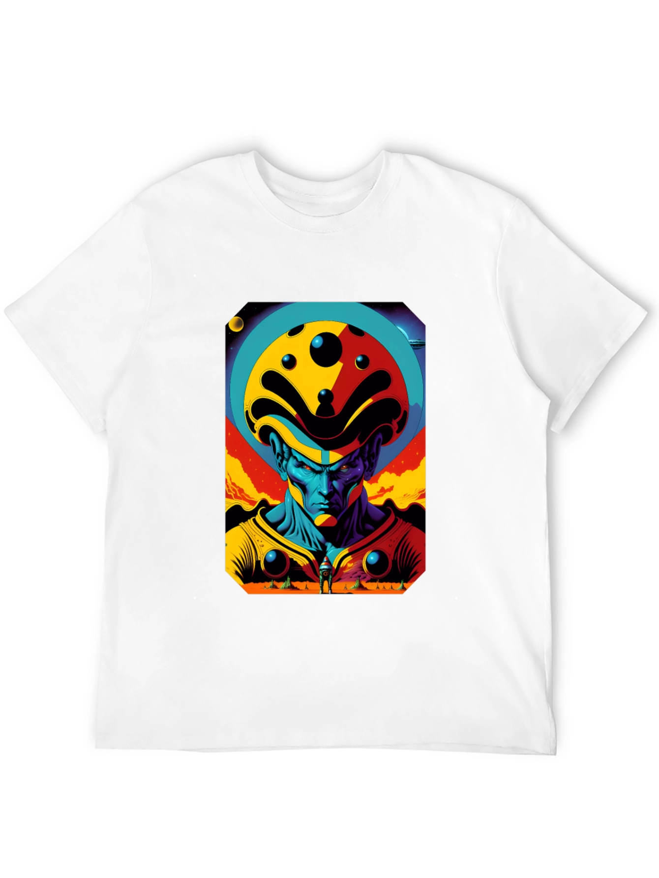Retro Sci-Fi Alien Graphic Tee - Modern Comfort