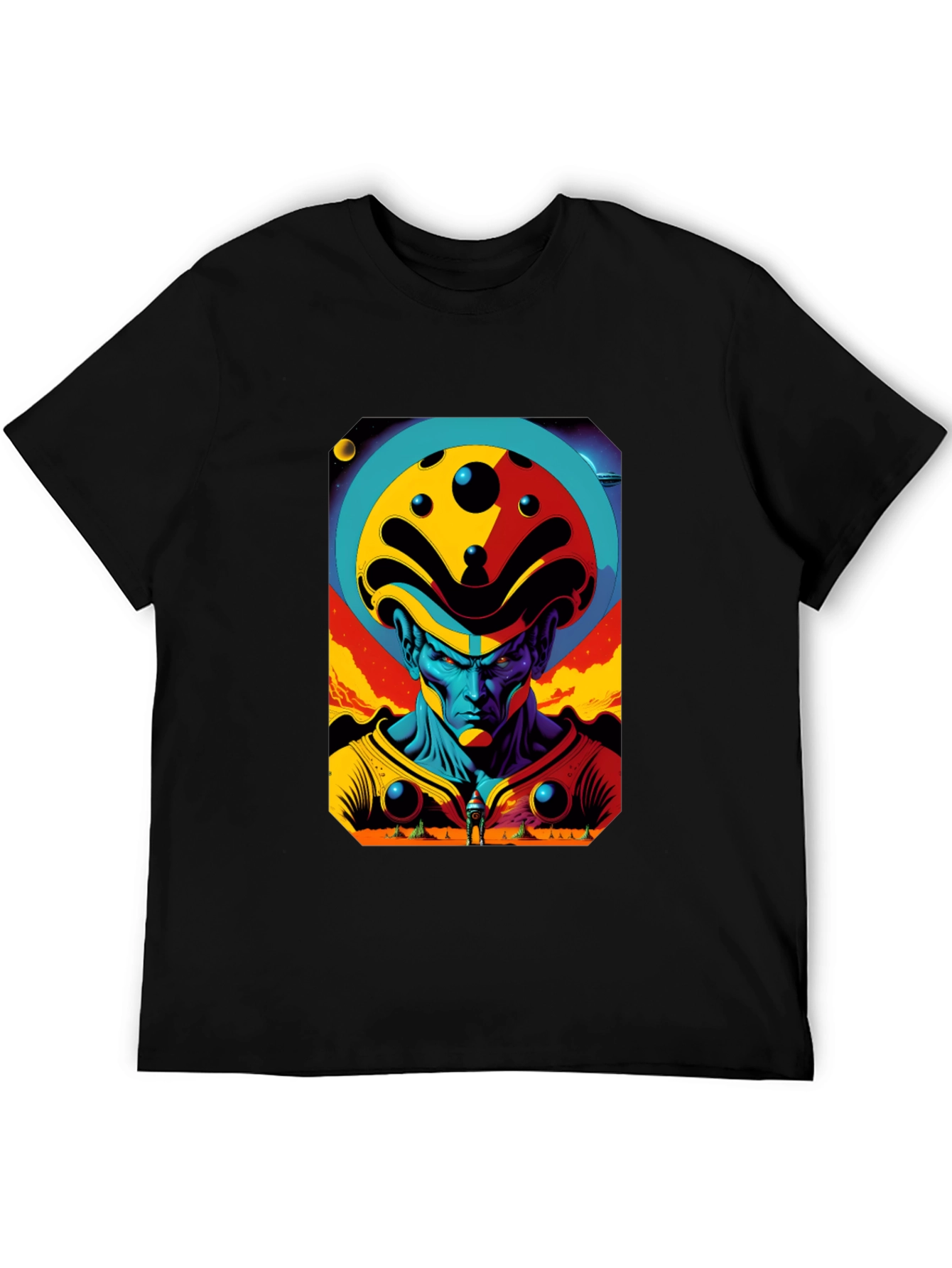 Retro Sci-Fi Alien Graphic Tee - Modern Comfort