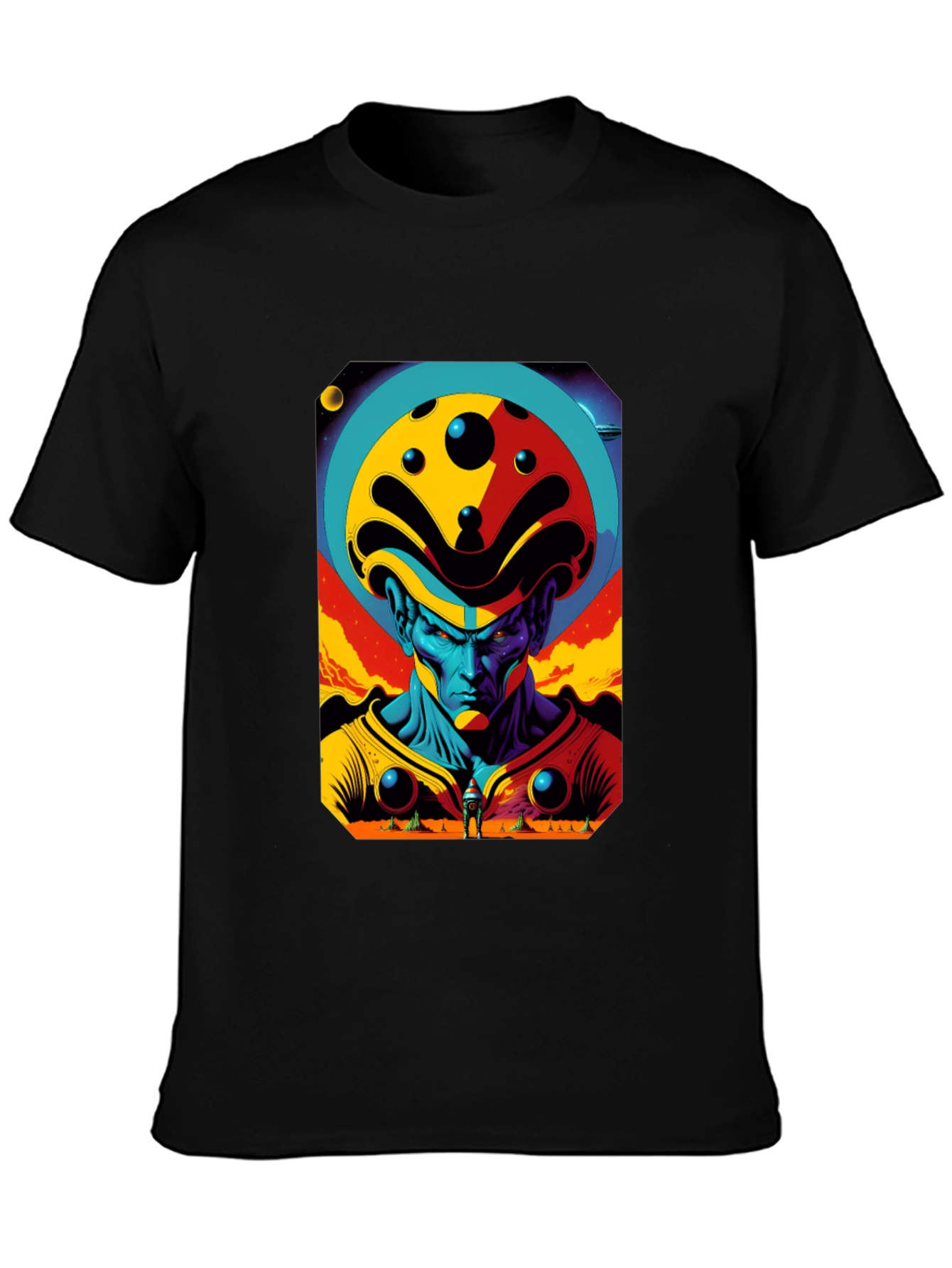 Retro Sci-Fi Alien Graphic Tee - Modern Comfort