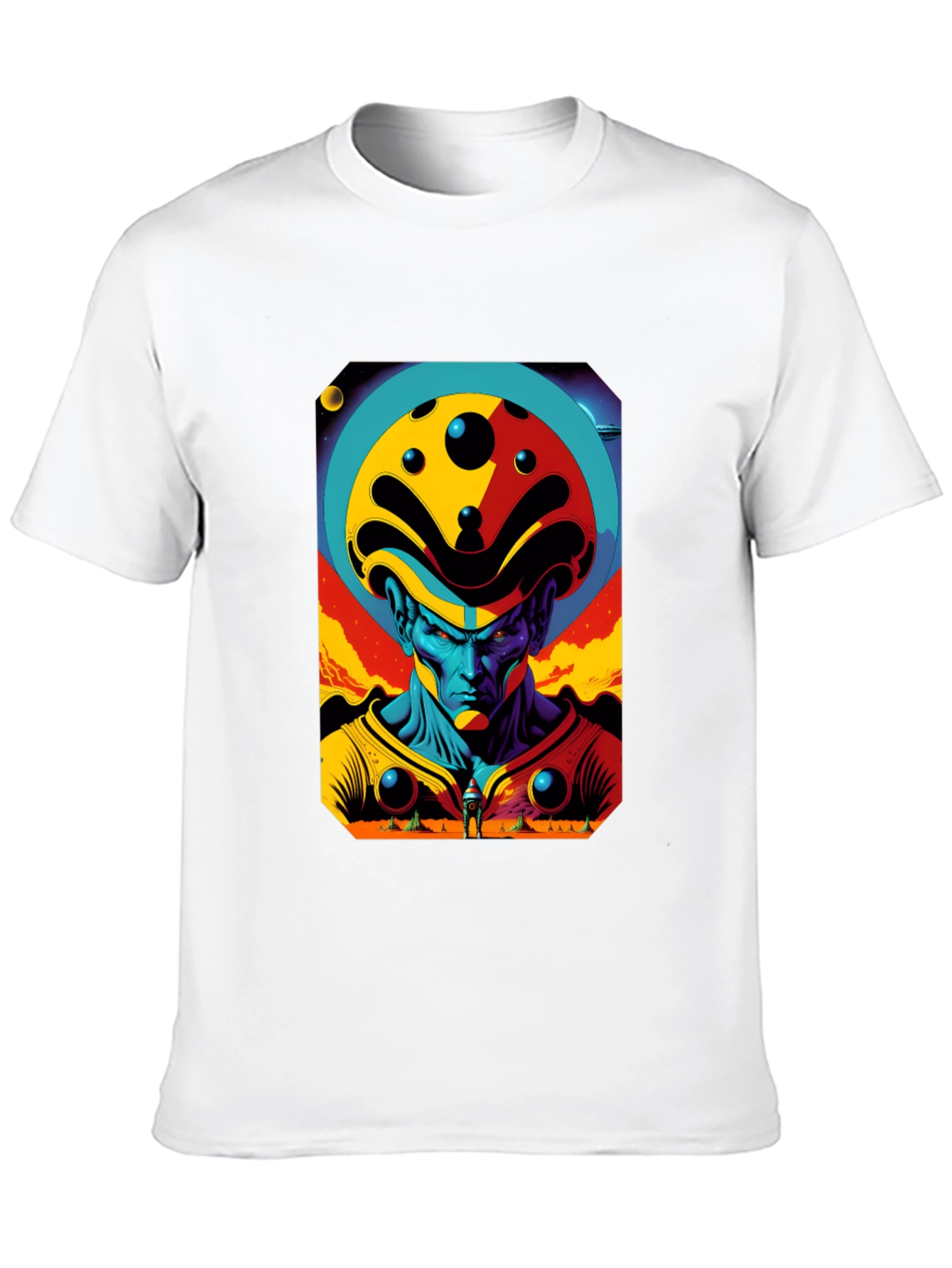 Retro Sci-Fi Alien Graphic Tee - Modern Comfort
