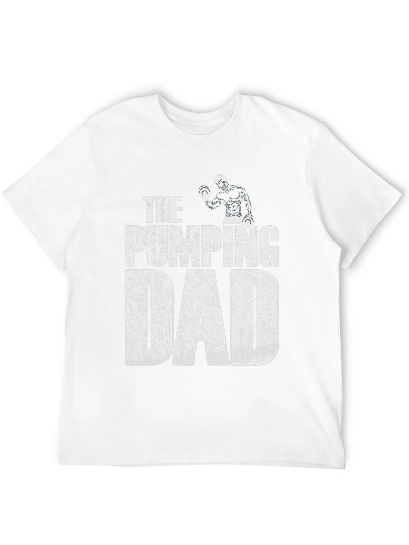 The Pumping Dad Black Graphic T-Shirt