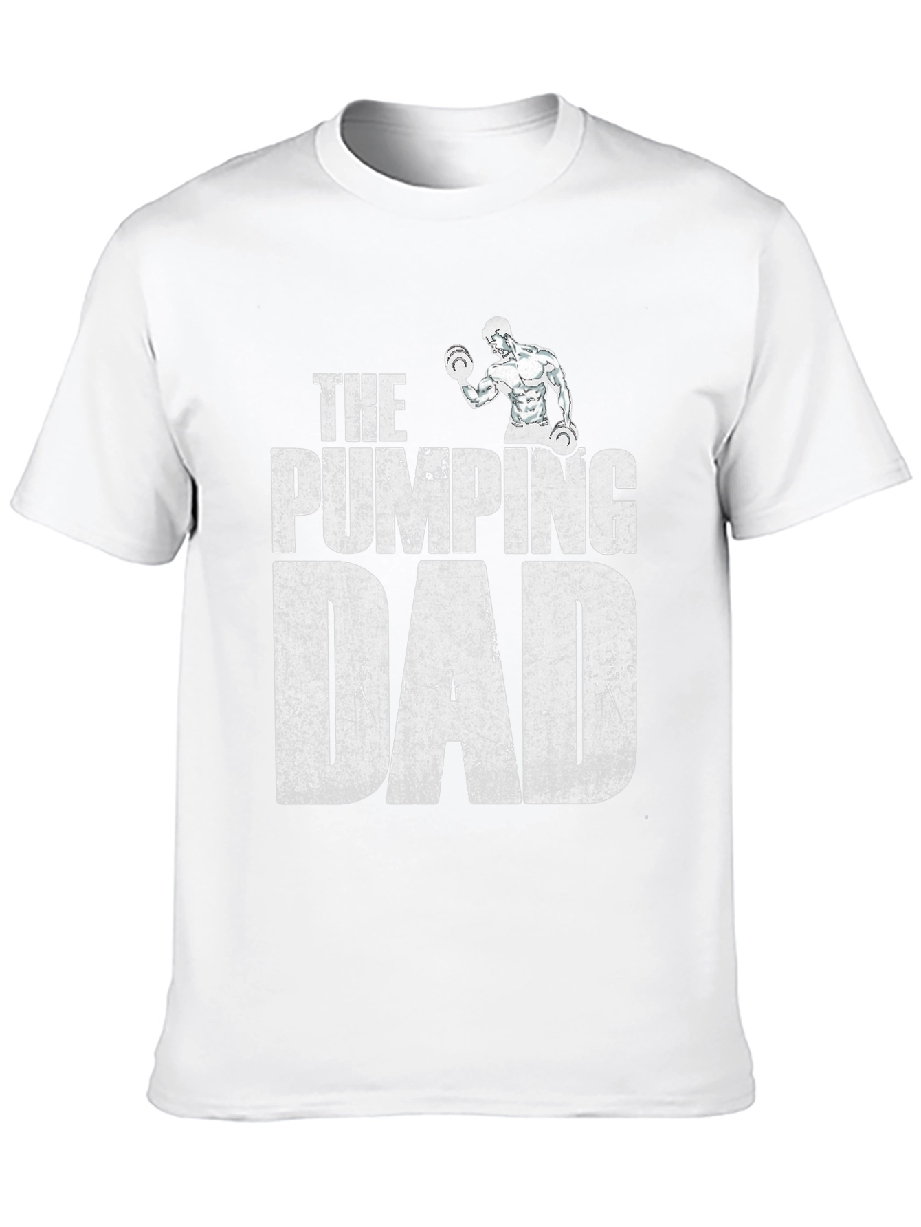 The Pumping Dad Black Graphic T-Shirt