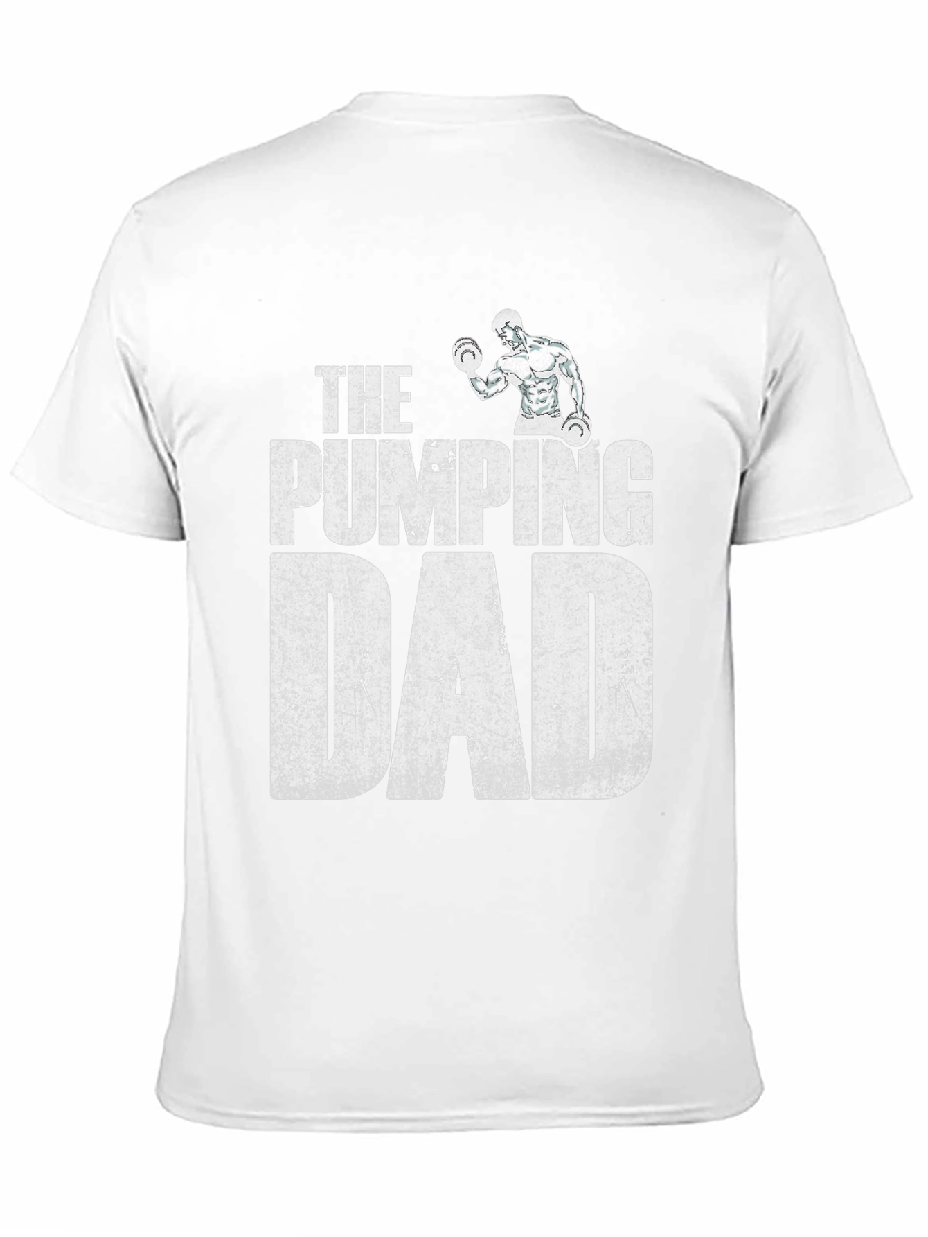 The Pumping Dad Black Graphic T-Shirt