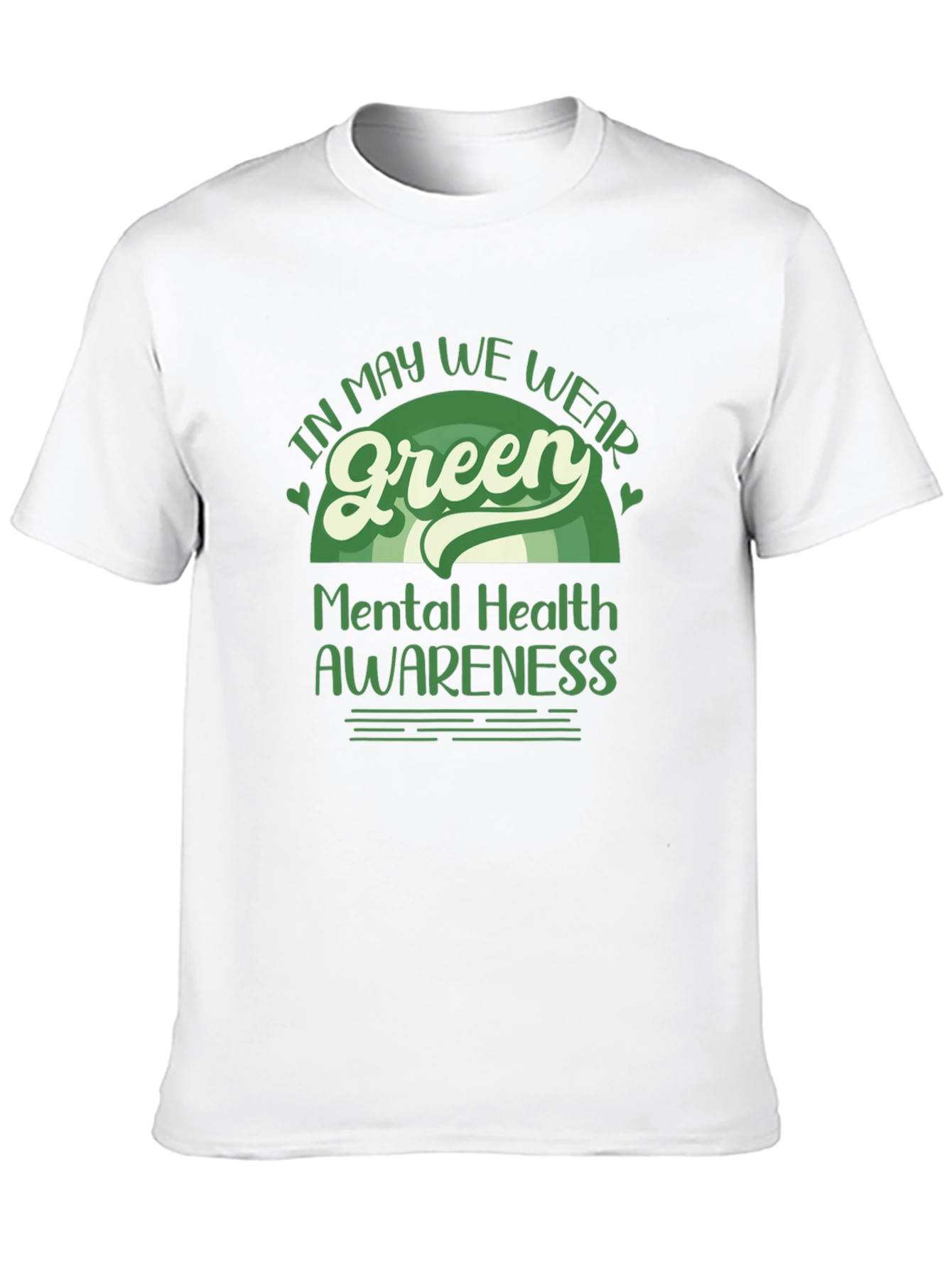 Mental Health Awareness Green T-Shirt