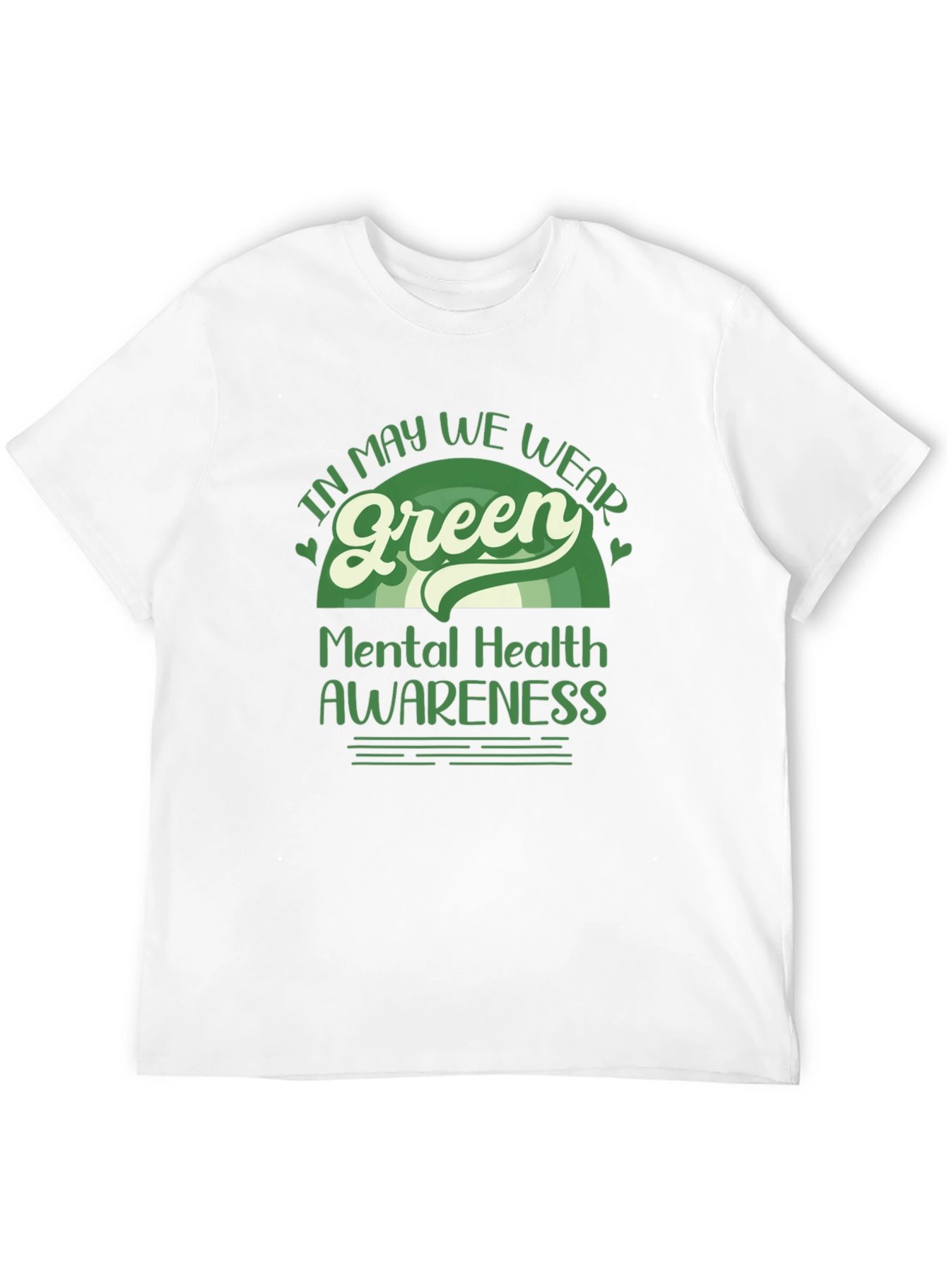 Mental Health Awareness Green T-Shirt