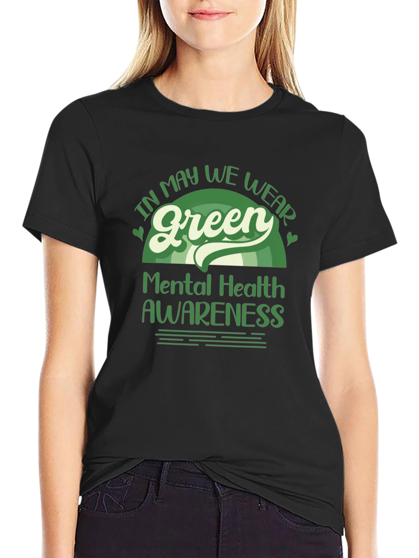 Mental Health Awareness Green T-Shirt