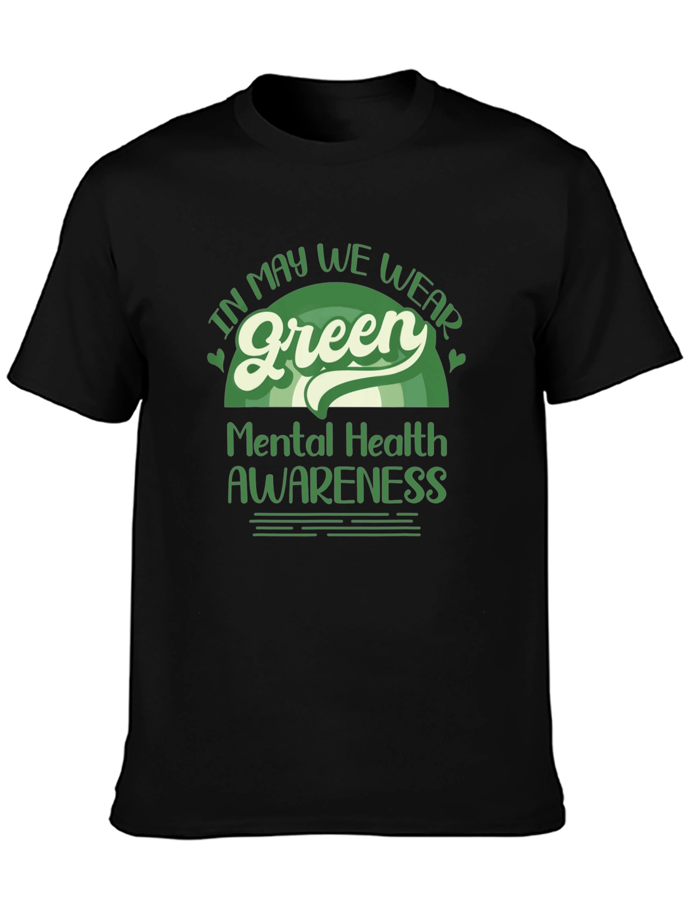 Mental Health Awareness Green T-Shirt