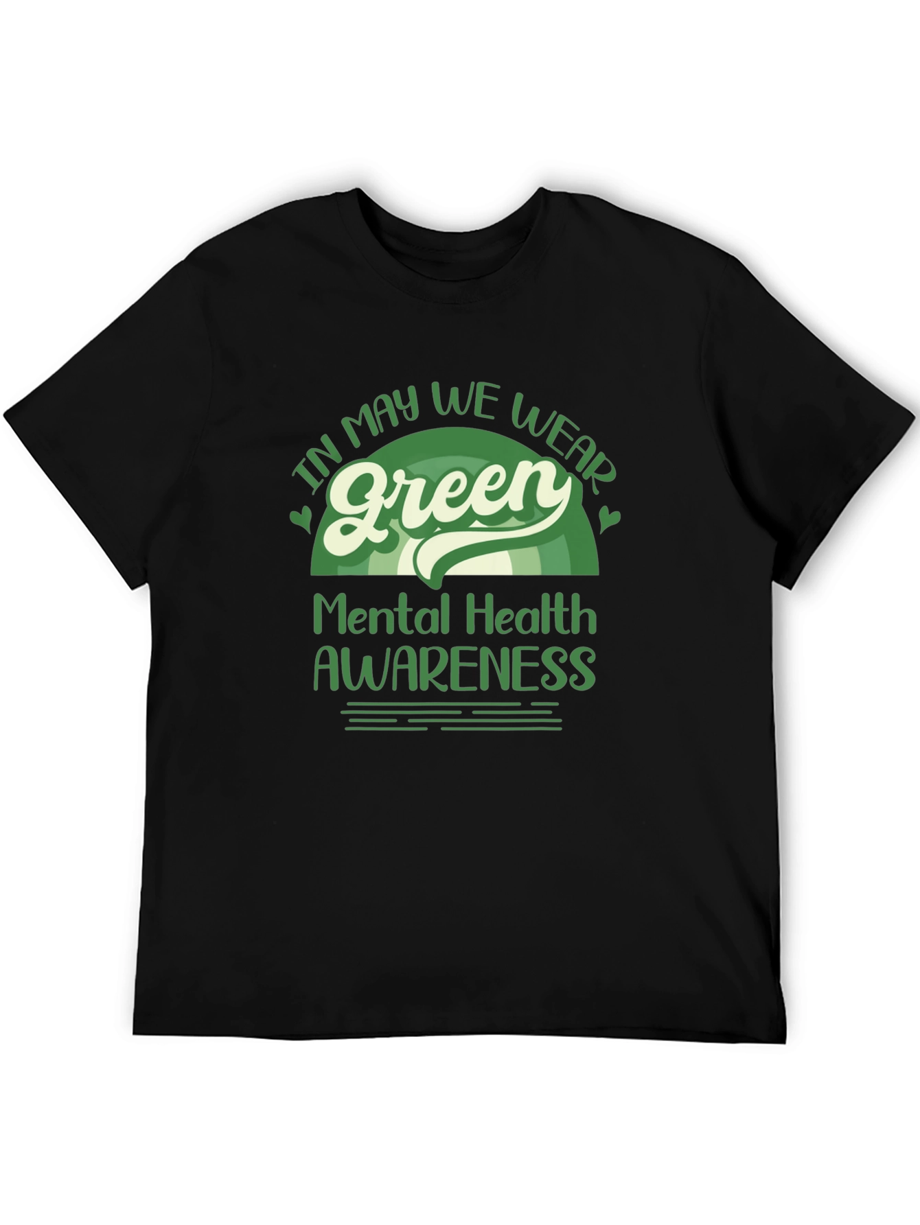 Mental Health Awareness Green T-Shirt