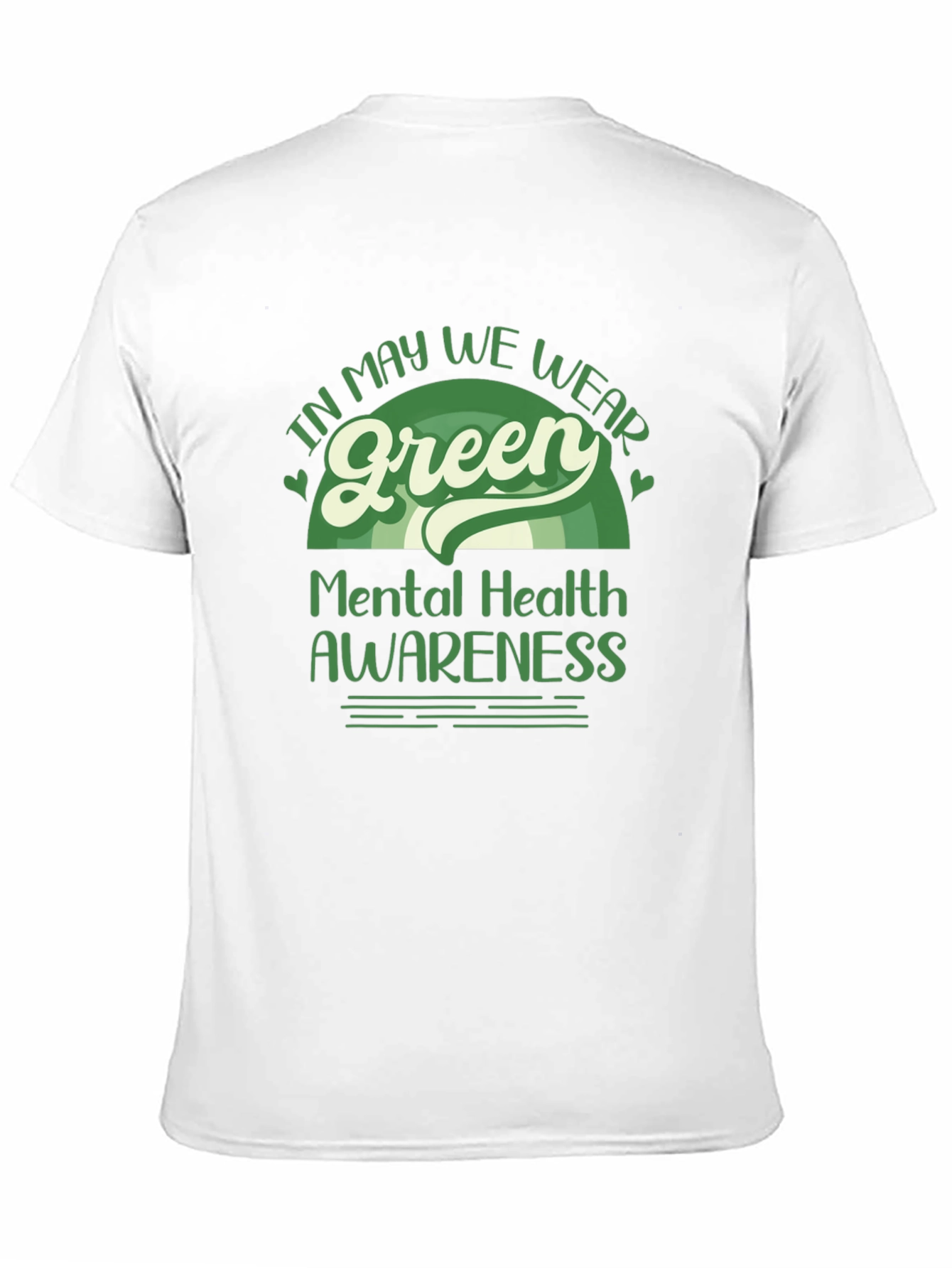 Mental Health Awareness Green T-Shirt