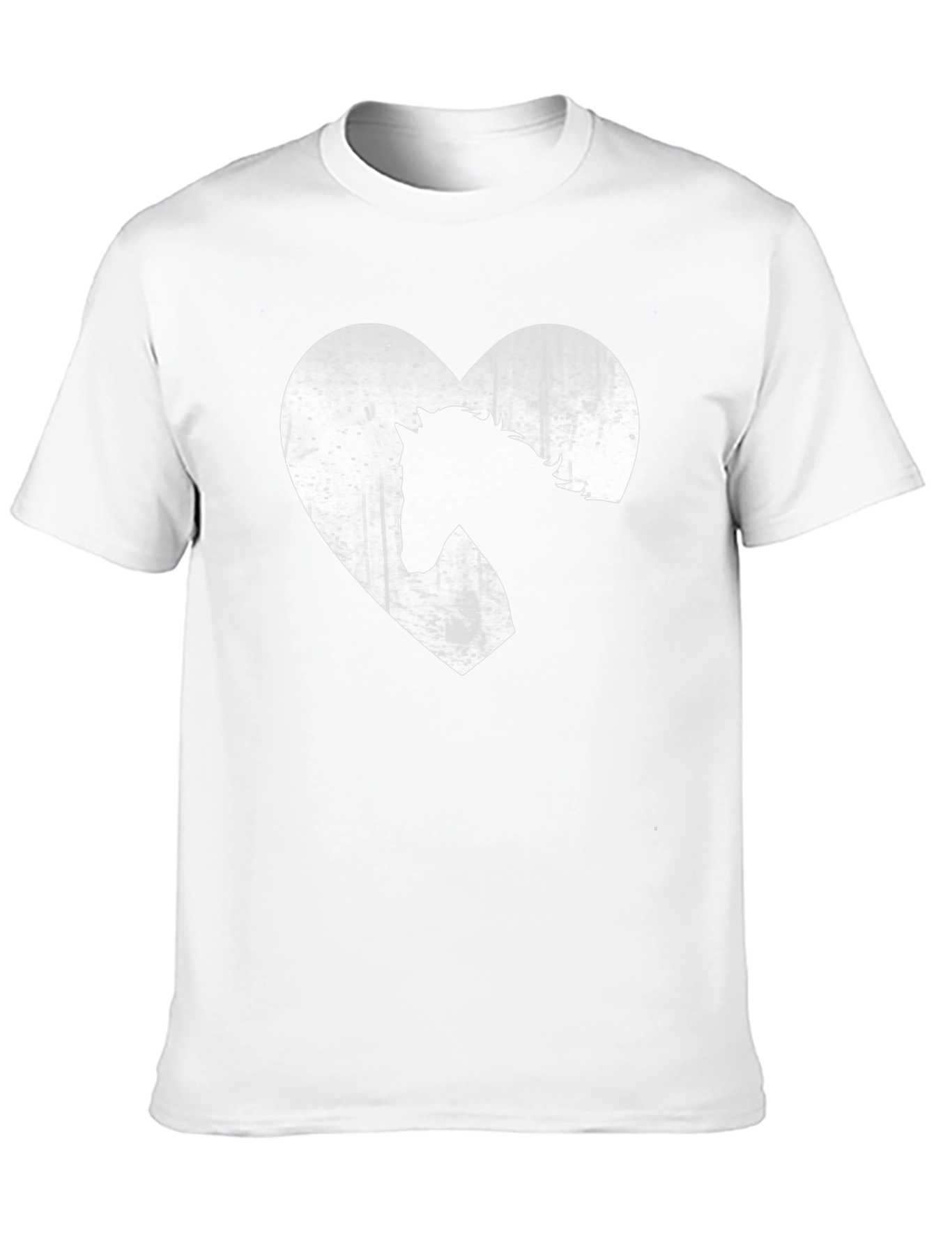 Horse Lover Tee - Heart Graphic Print