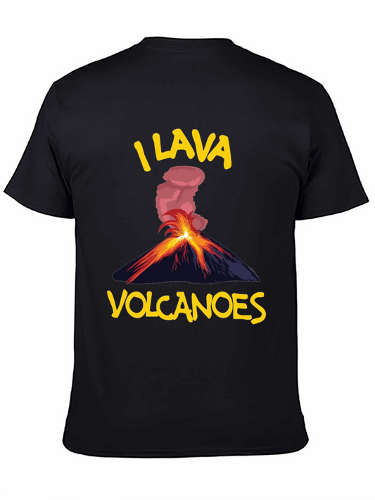I Lava Volcanoes T-Shirt - Funny Volcano Lover Tee
