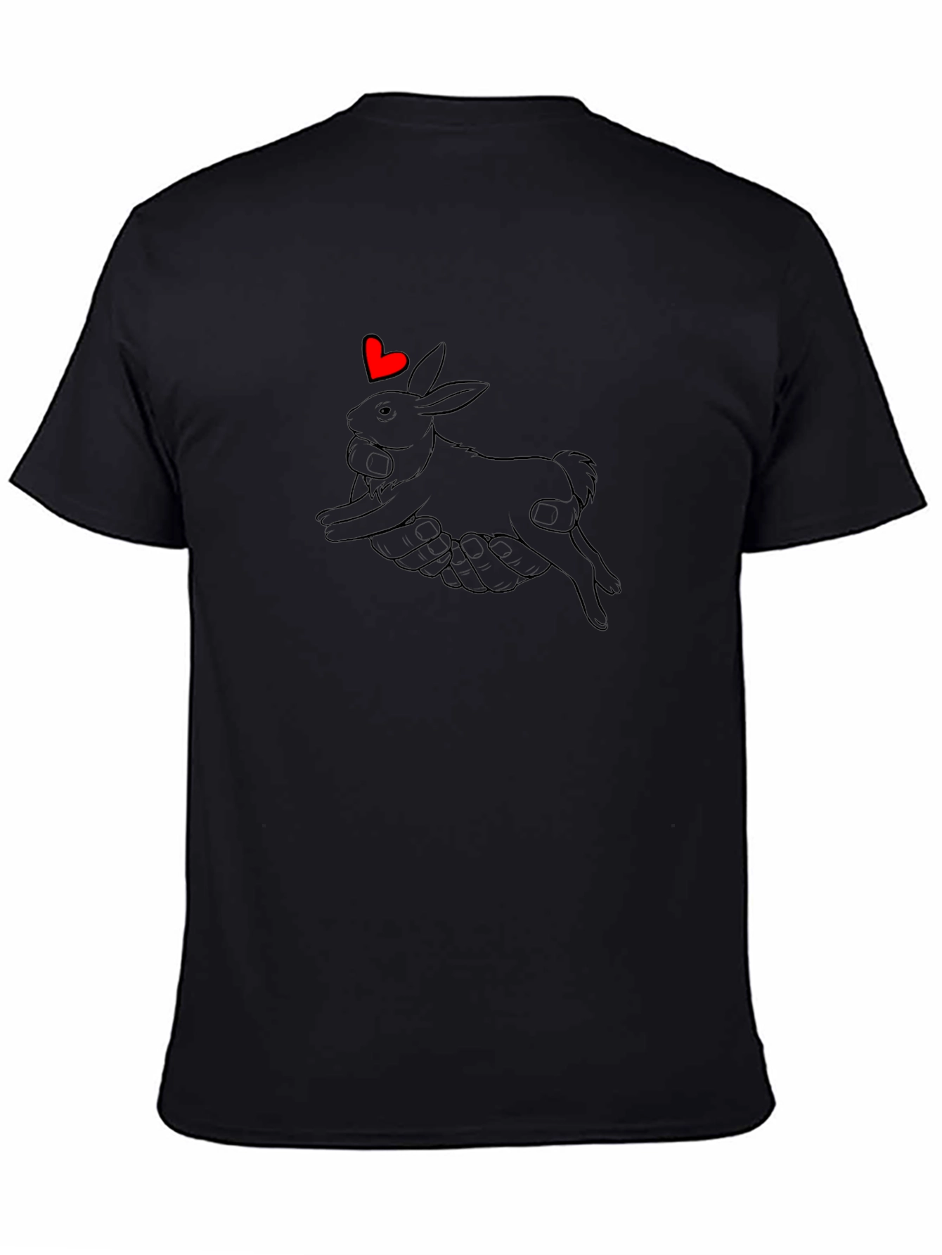 Rabbit Love T-Shirt - Cute Graphic Tee