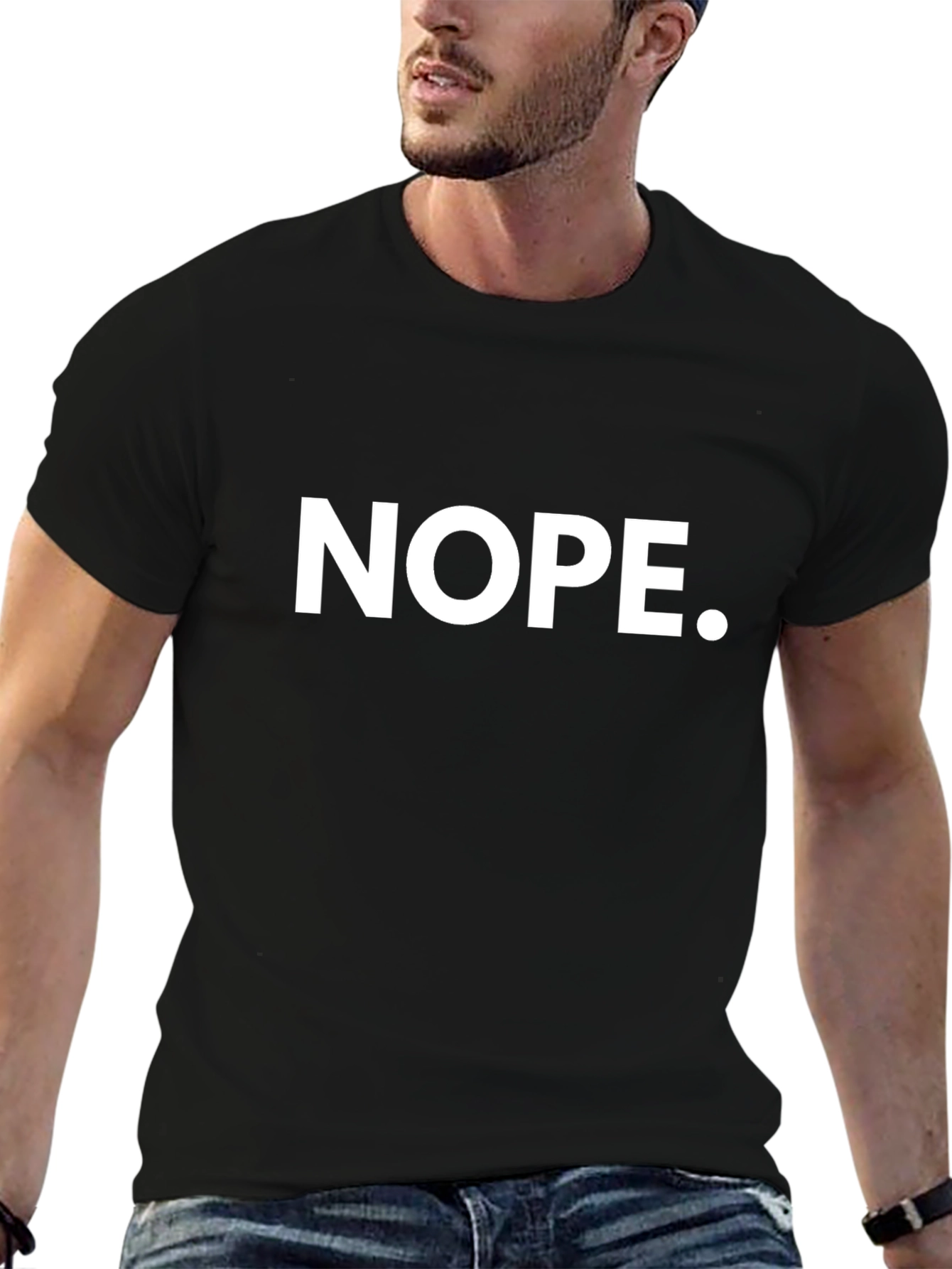 Nope. Graphic T-Shirt - Funny Casual Tee