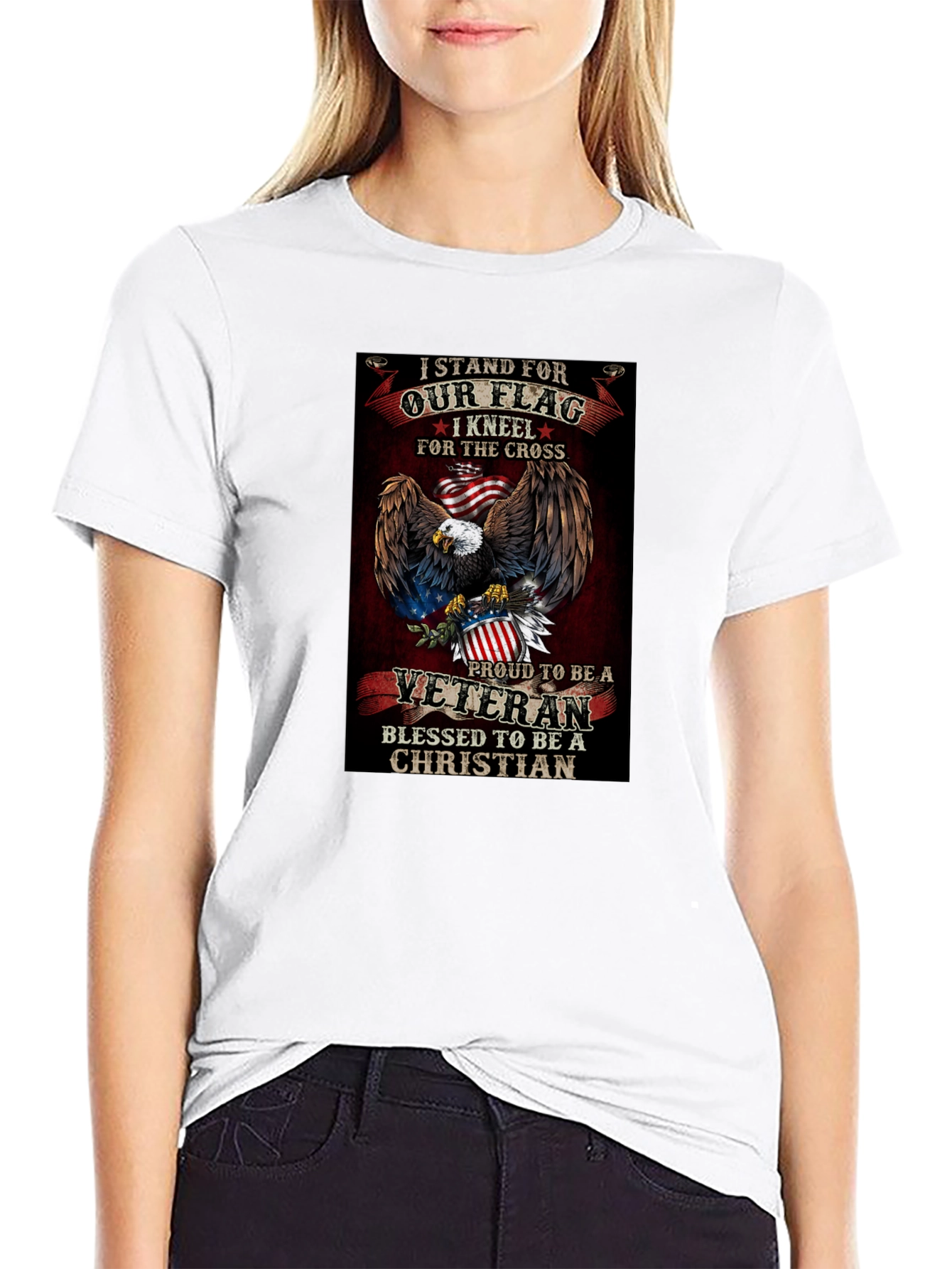 Patriotic Veteran Christian T-Shirt