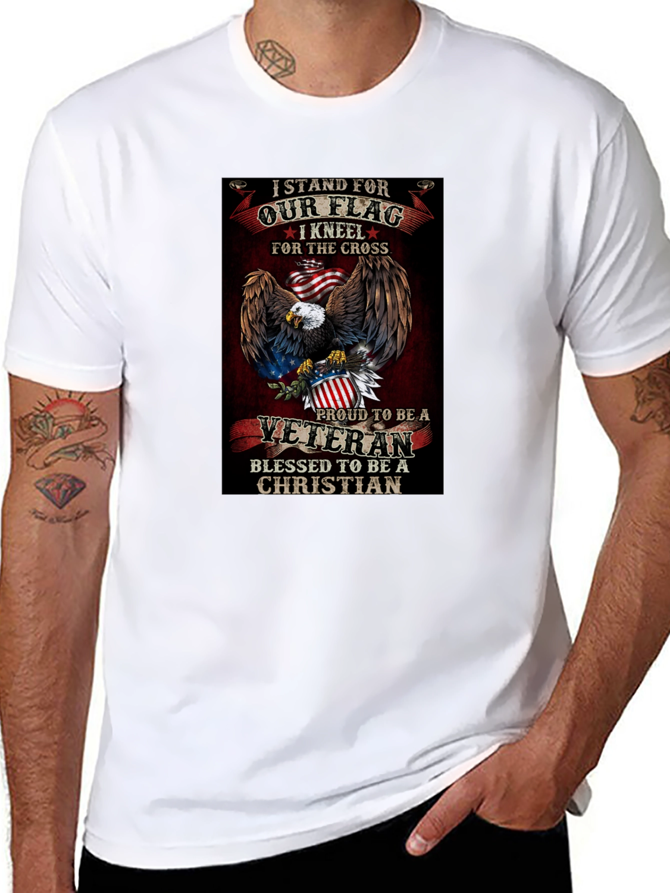 Patriotic Veteran Christian T-Shirt