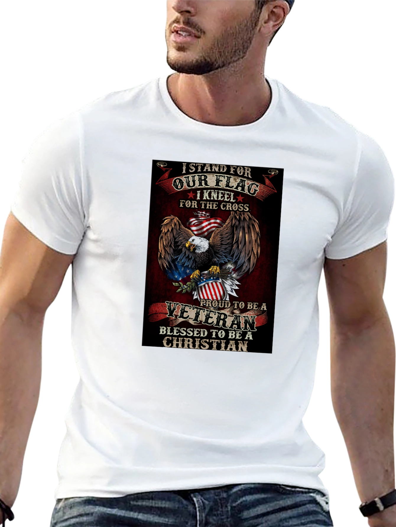 Patriotic Veteran Christian T-Shirt