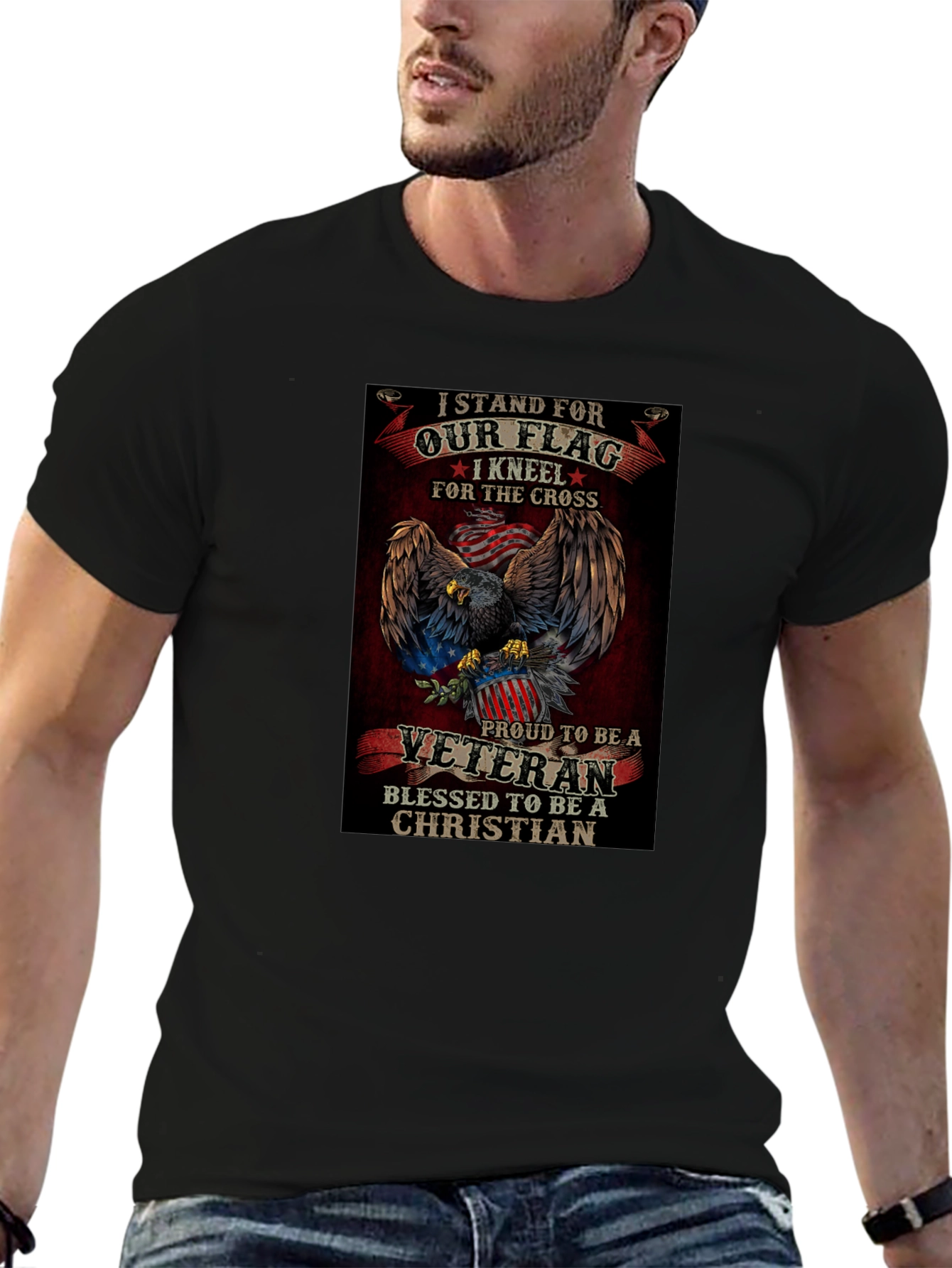 Patriotic Veteran Christian T-Shirt