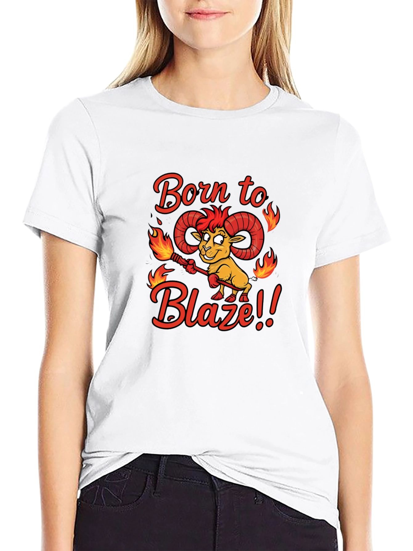 Born to Blaze Funny Graphic T-Shirt