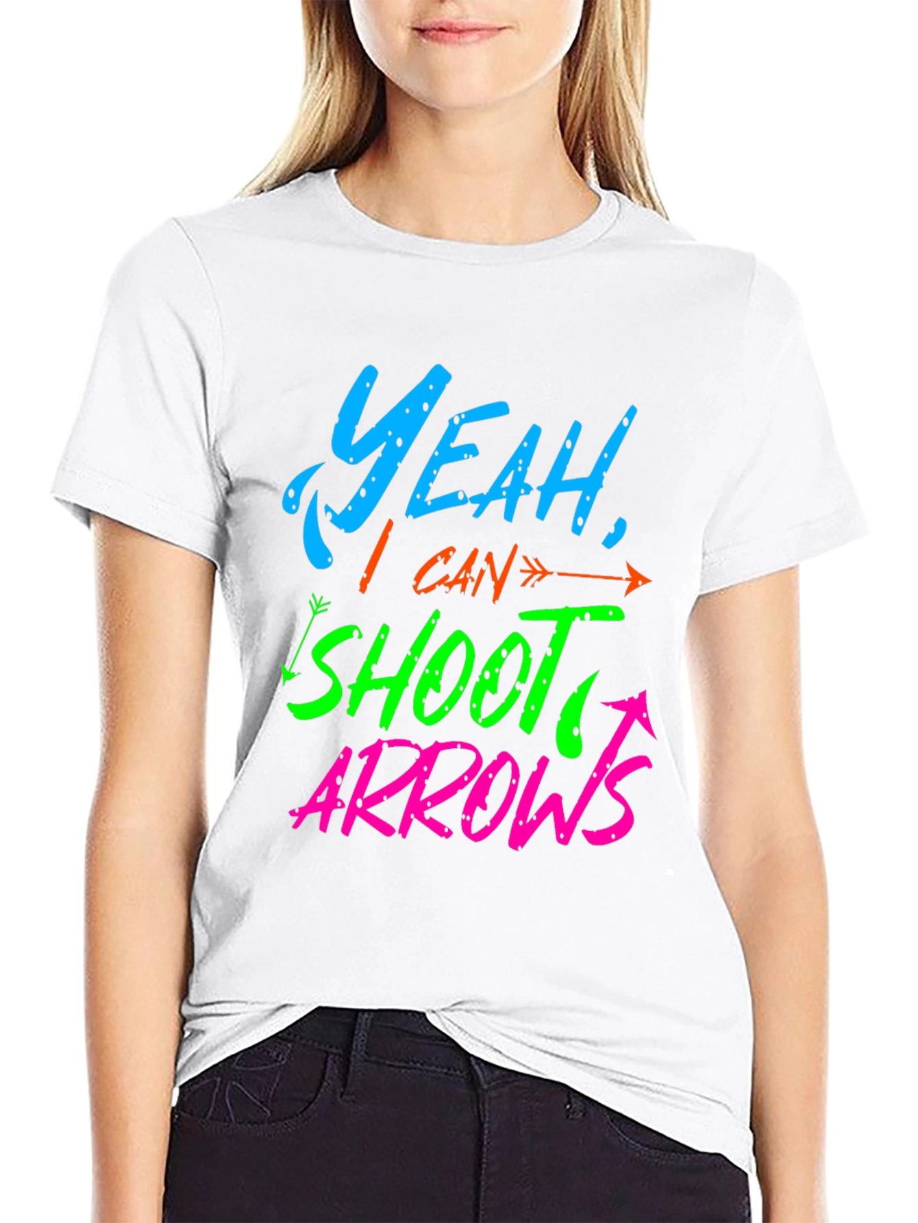 Yeah I Can Shoot Arrows T-Shirt - Archery Fun