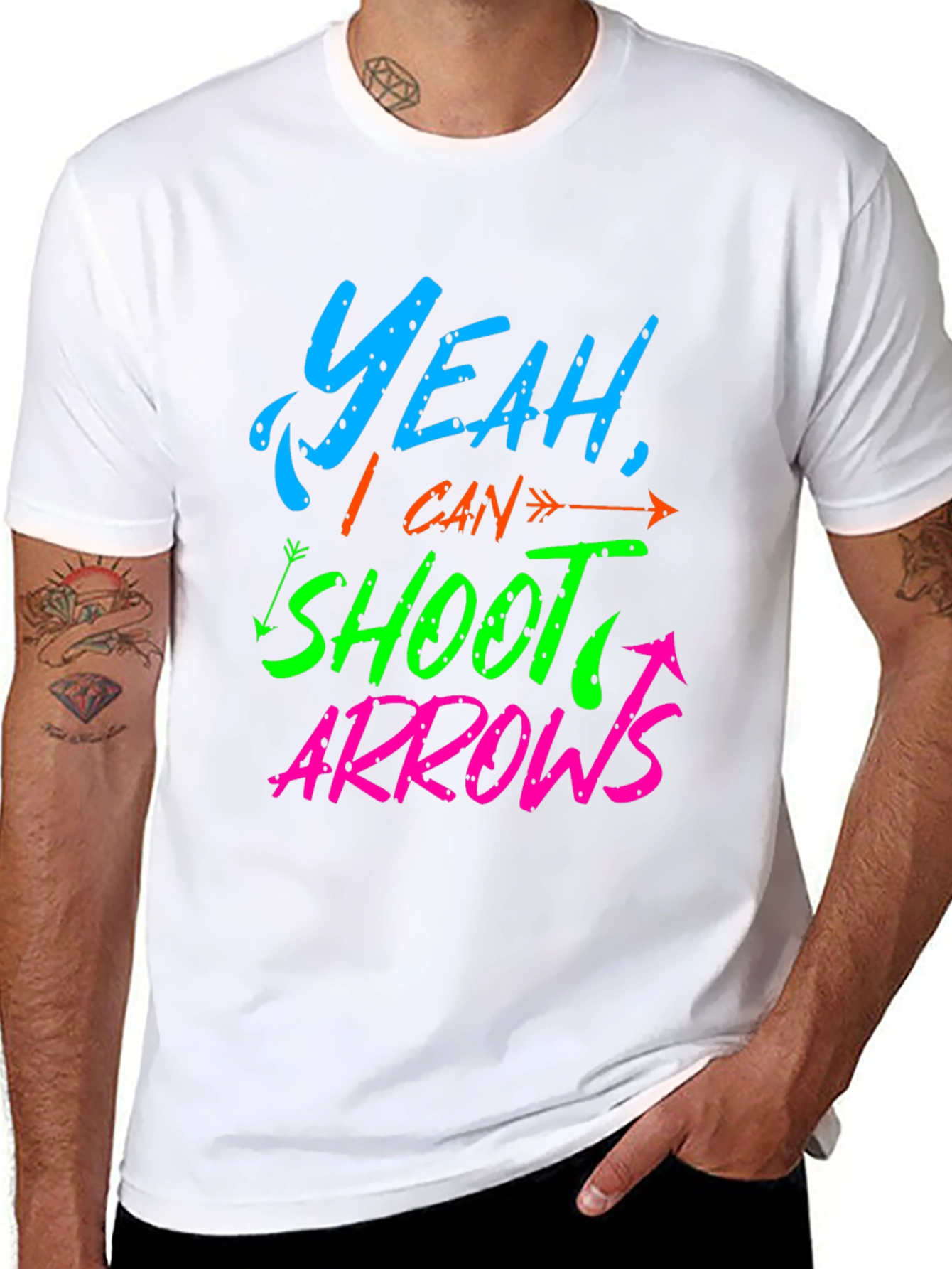 Yeah I Can Shoot Arrows T-Shirt - Archery Fun