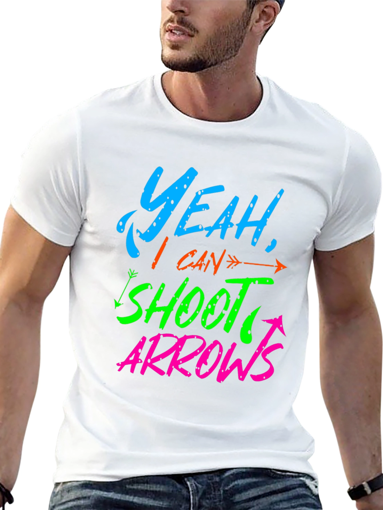 Yeah I Can Shoot Arrows T-Shirt - Archery Fun