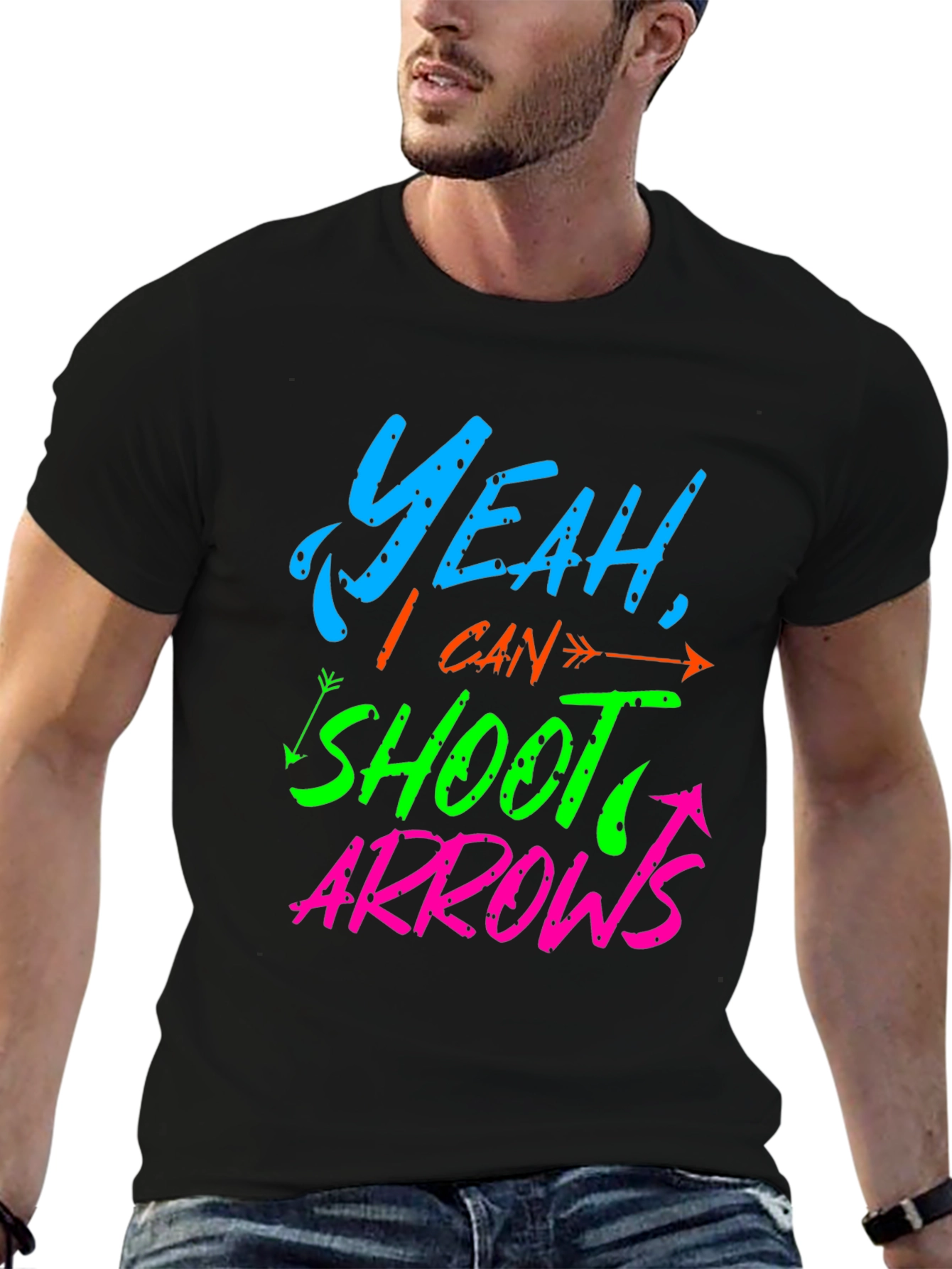 Yeah I Can Shoot Arrows T-Shirt - Archery Fun