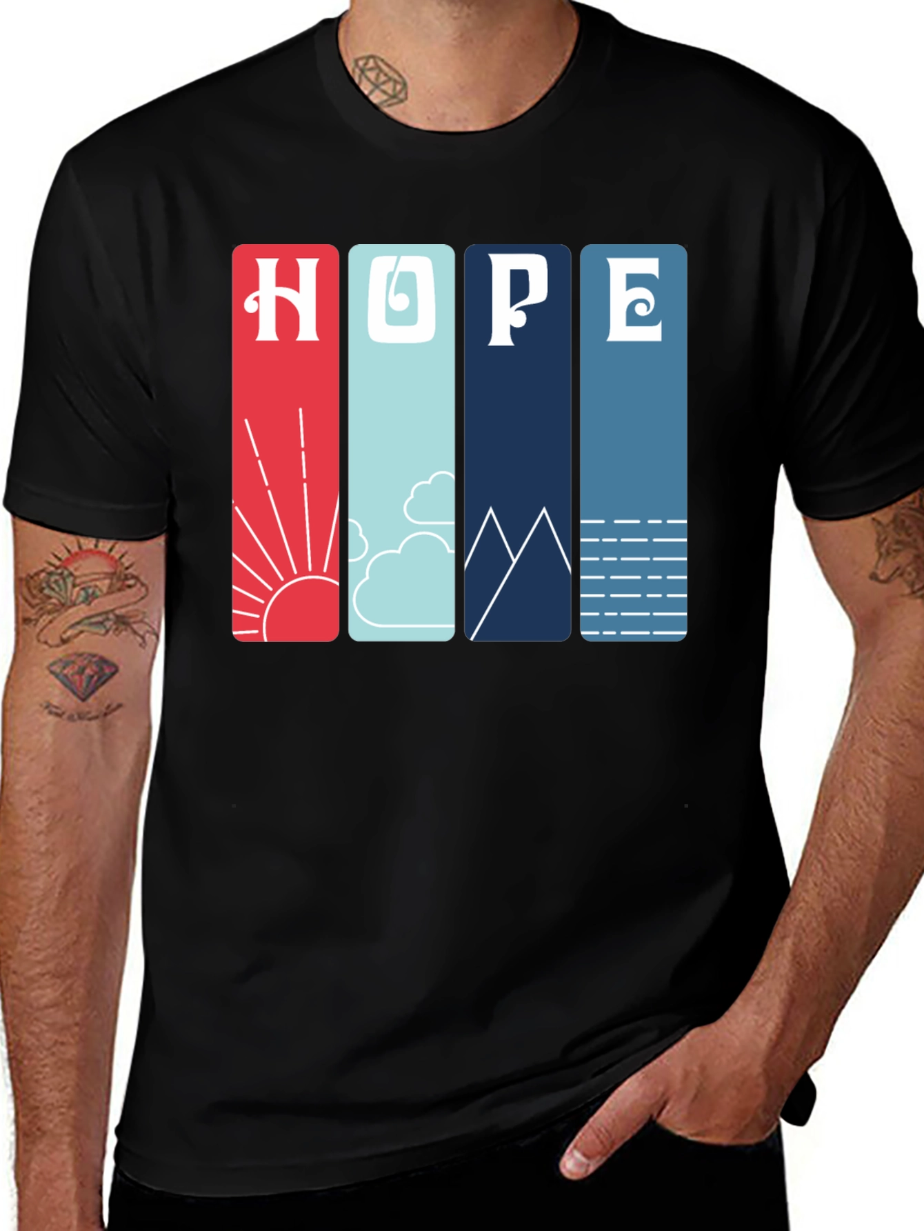 HOPE Graphic Tee - Nature Inspired Design