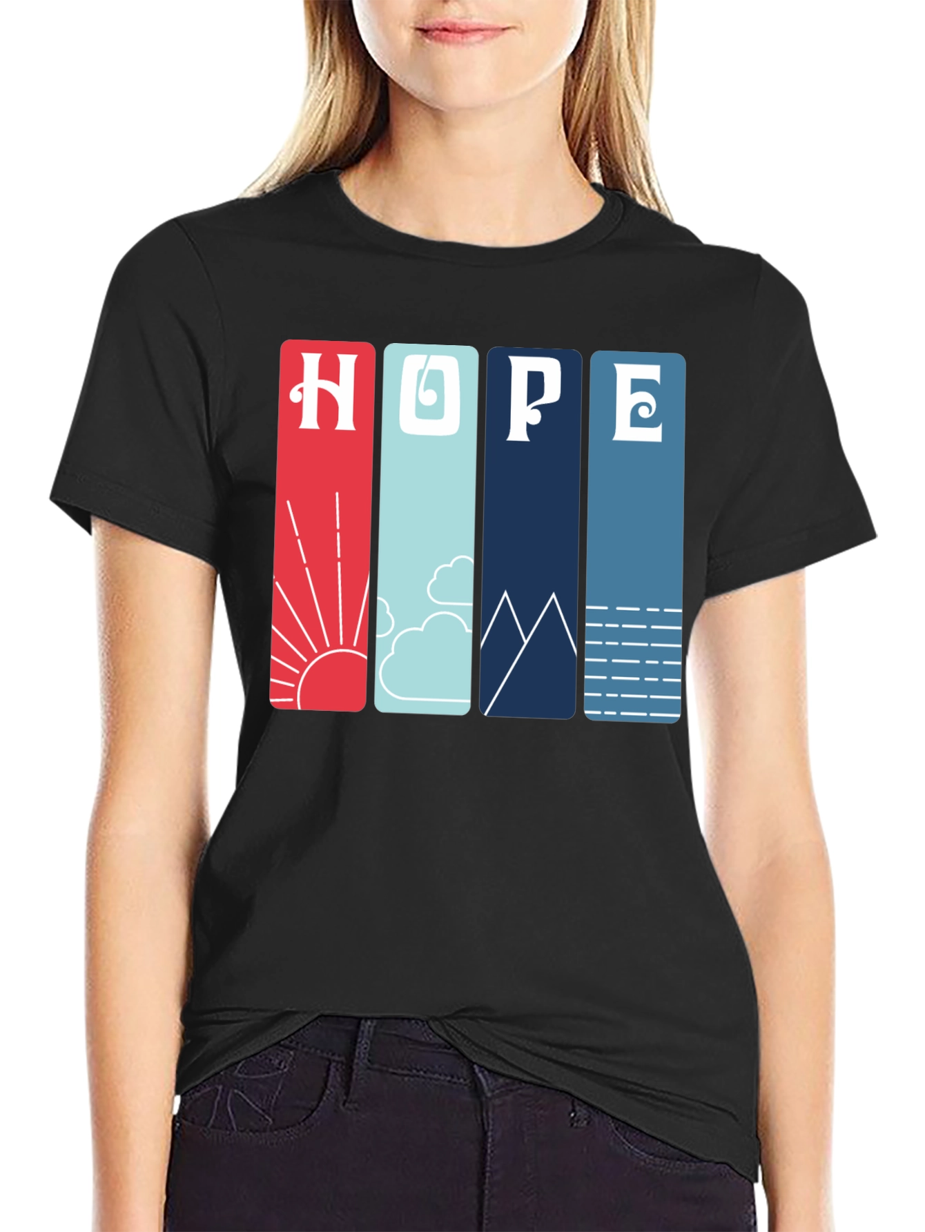 HOPE Graphic Tee - Nature Inspired Design