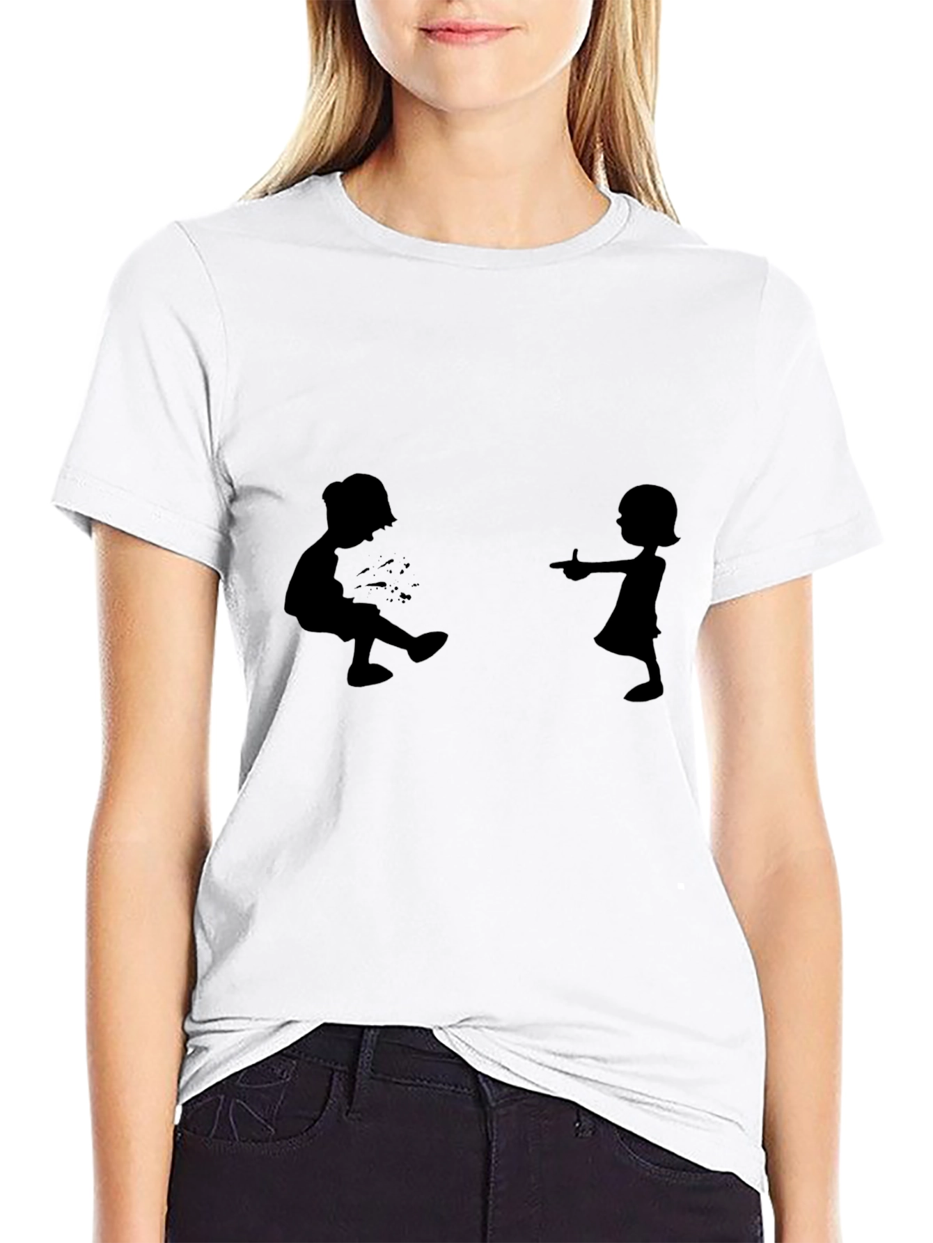 Silhouette Fun Black T-Shirt