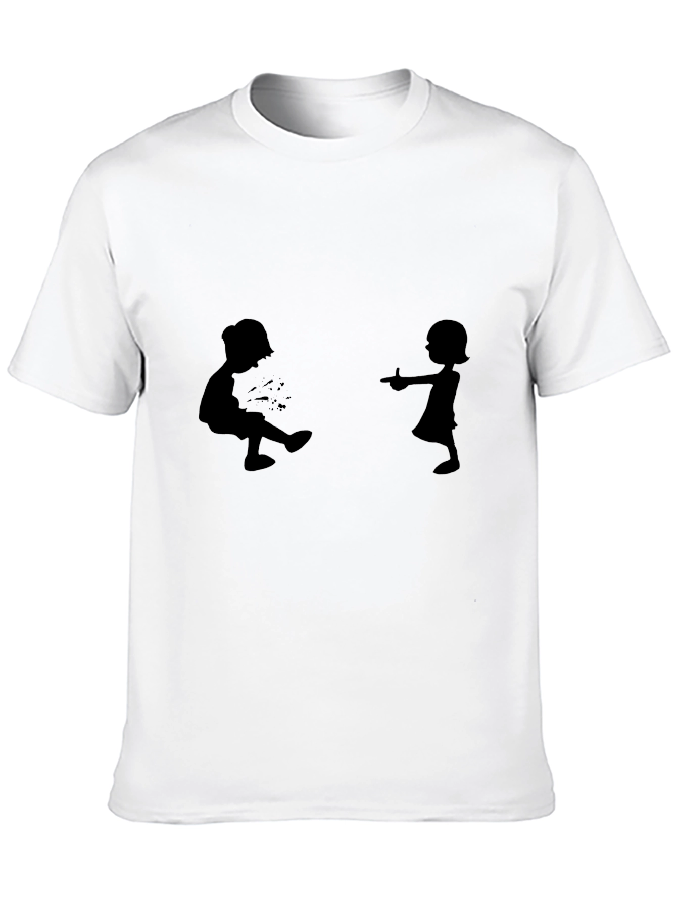 Silhouette Fun Black T-Shirt