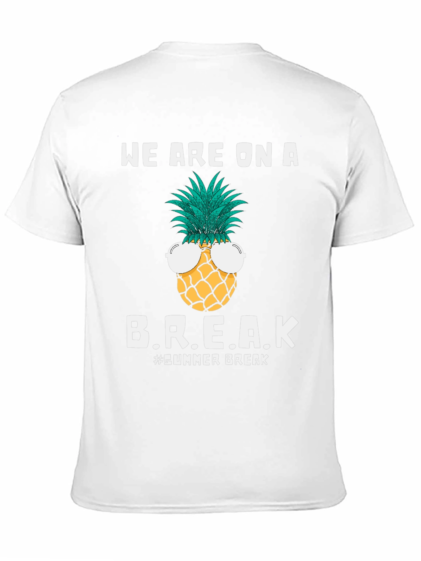 Summer Break Pineapple Graphic T-Shirt