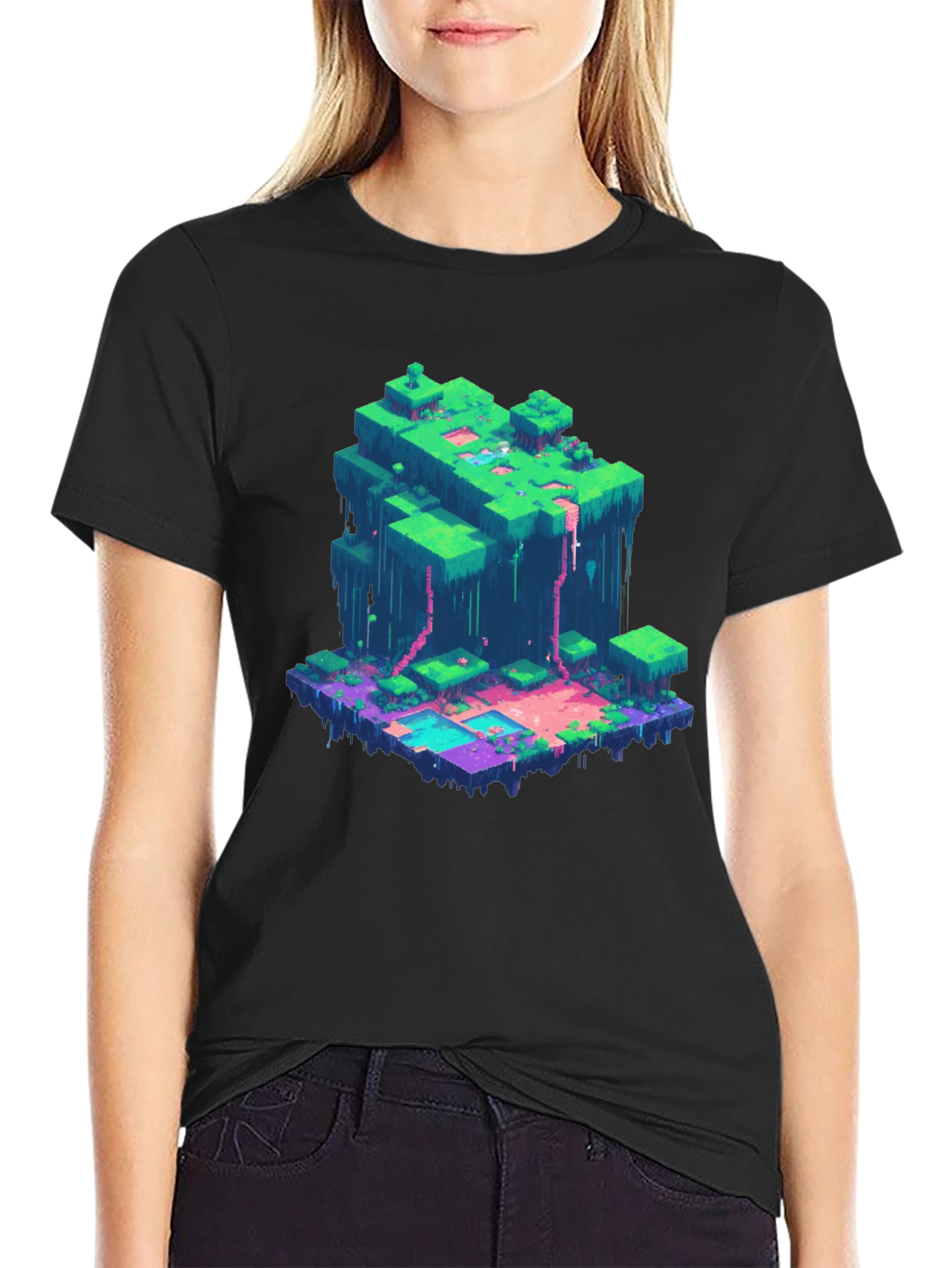 Minecraft Inspired Pixel Art T-Shirt