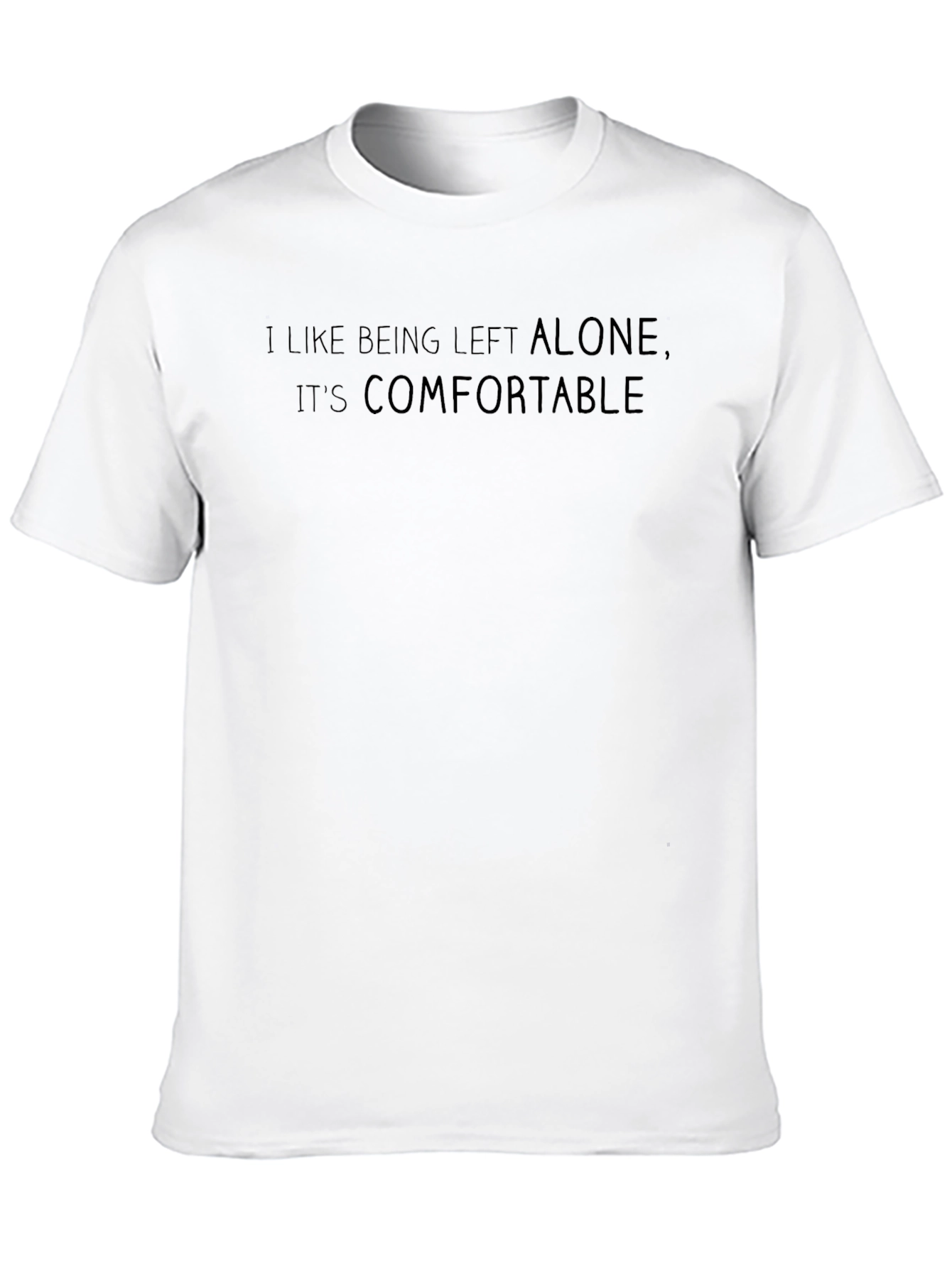 Introvert Comfort Tee: I Like Being Left Alone
