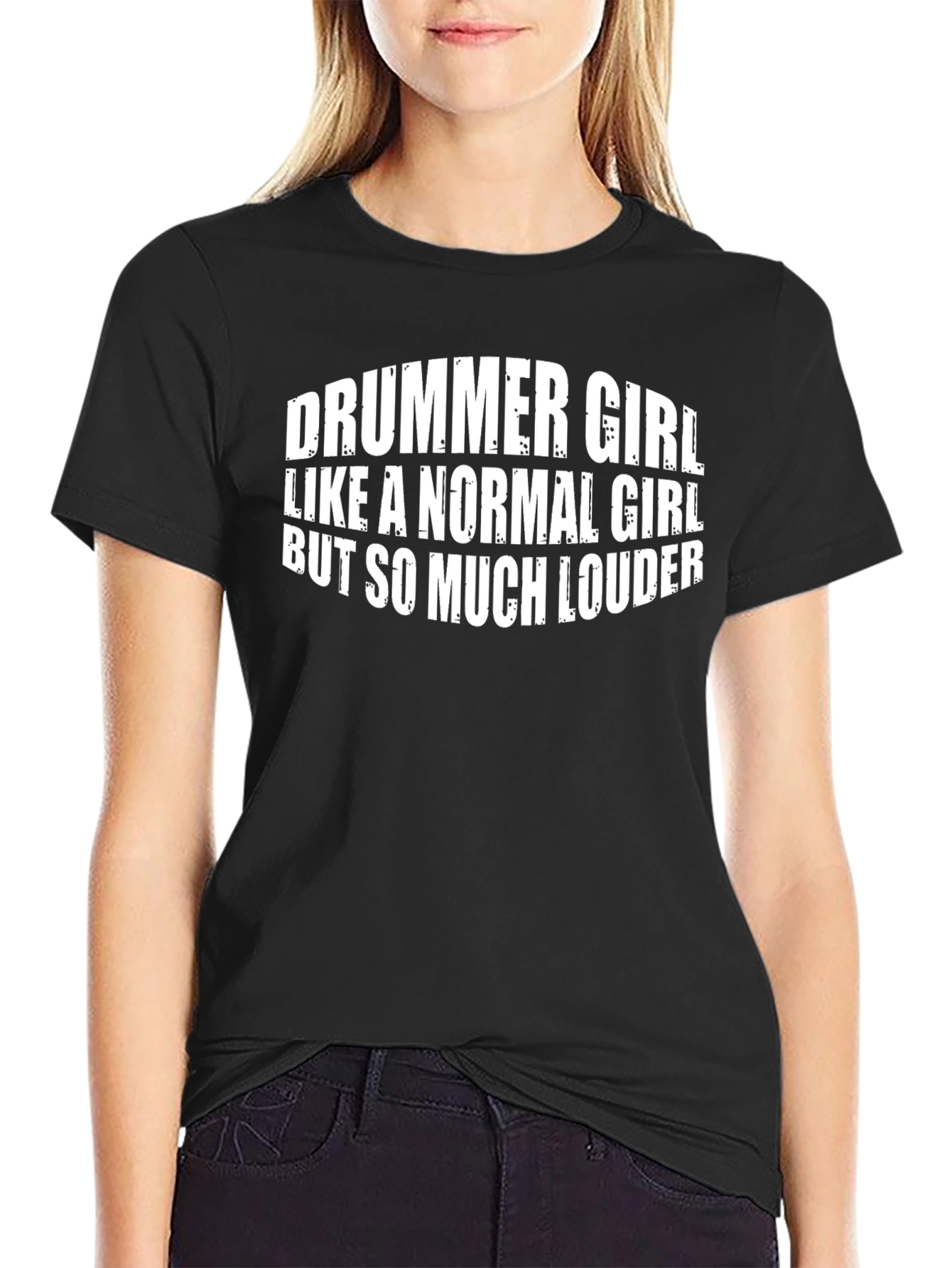 Drummer Girl T-Shirt - Loud & Proud!