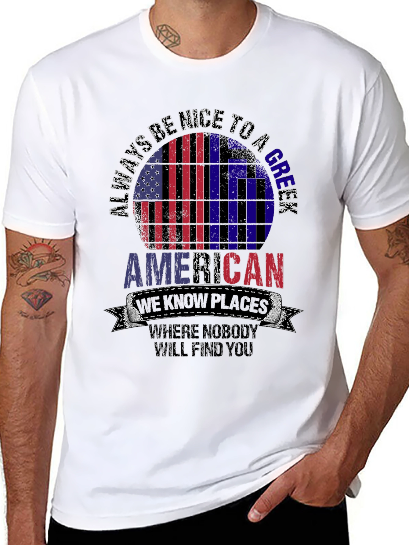 Always Be Nice to a Greek American T-Shirt