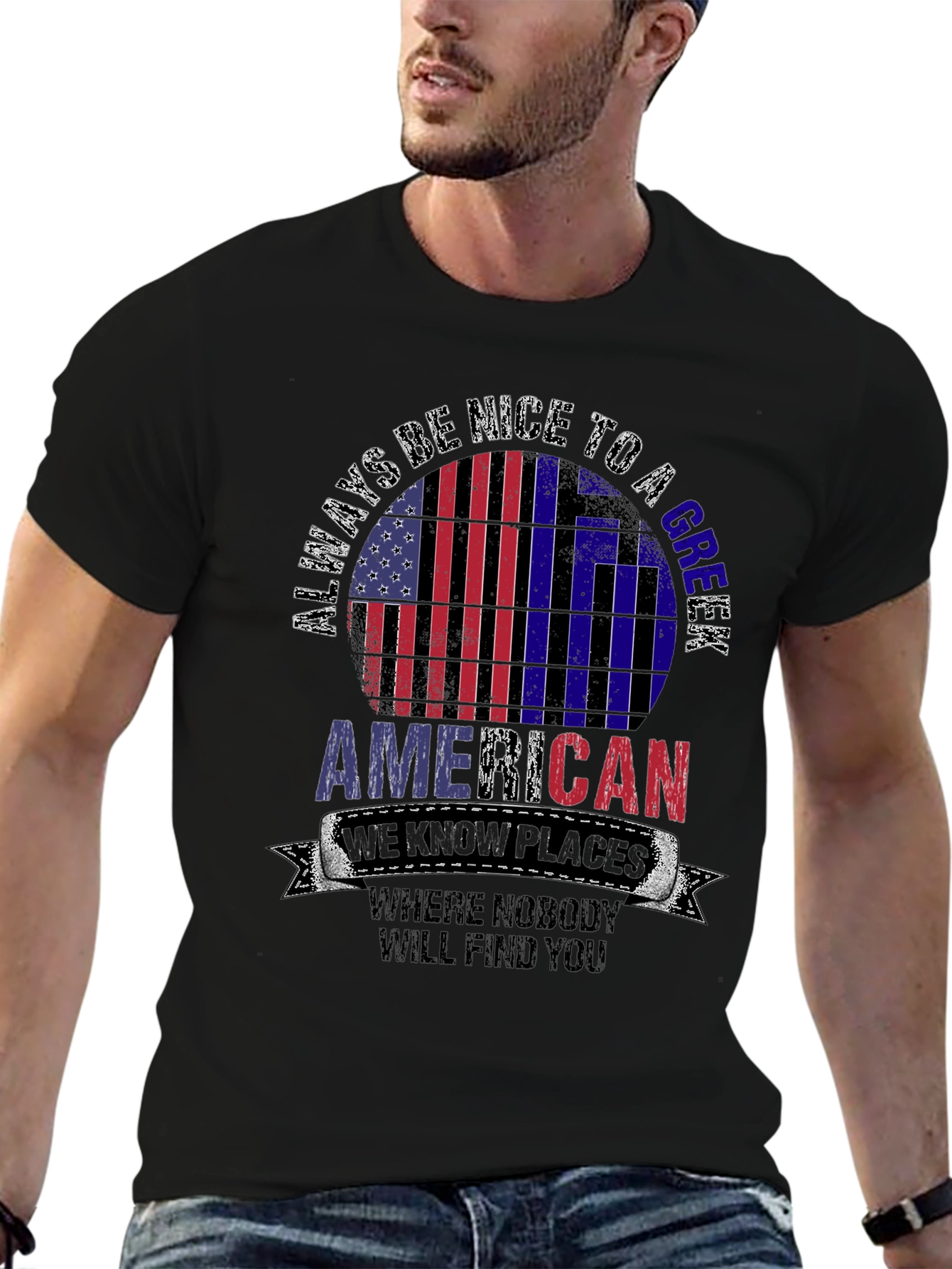 Always Be Nice to a Greek American T-Shirt