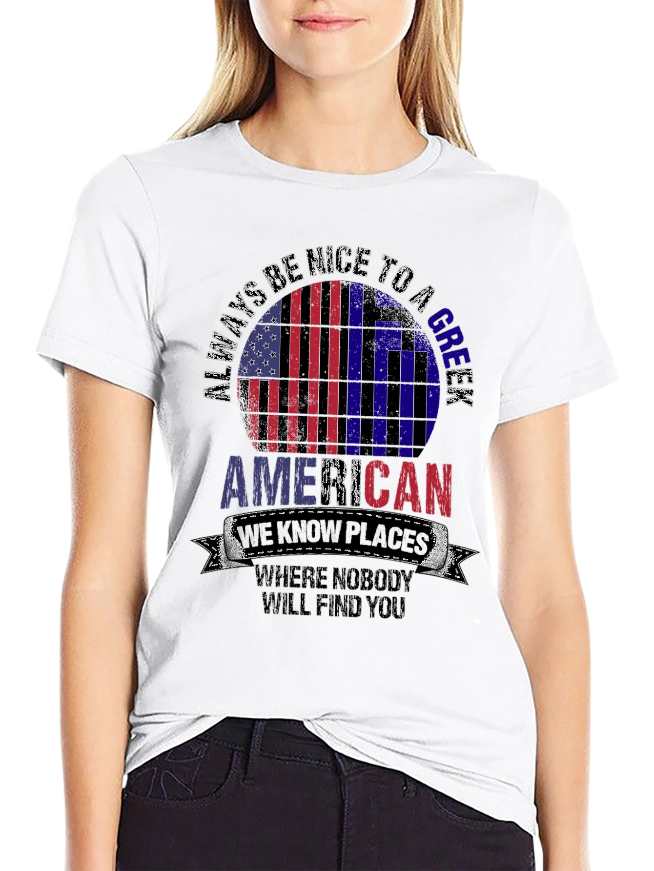 Always Be Nice to a Greek American T-Shirt