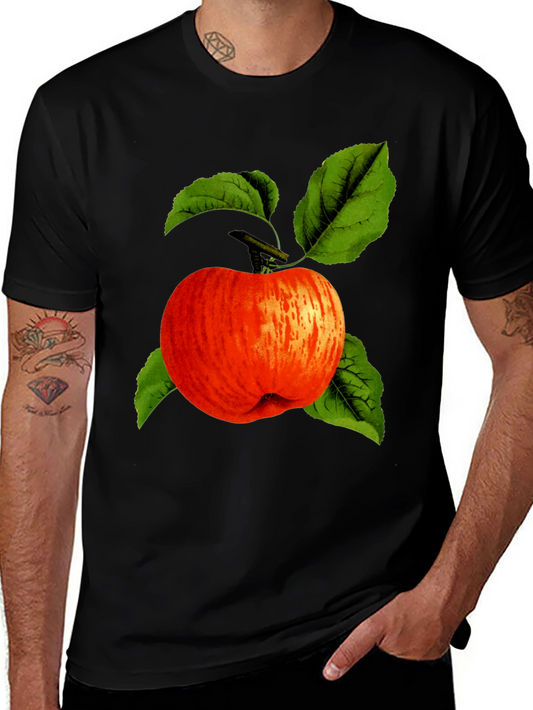 Apple Graphic Tee - Vintage Style