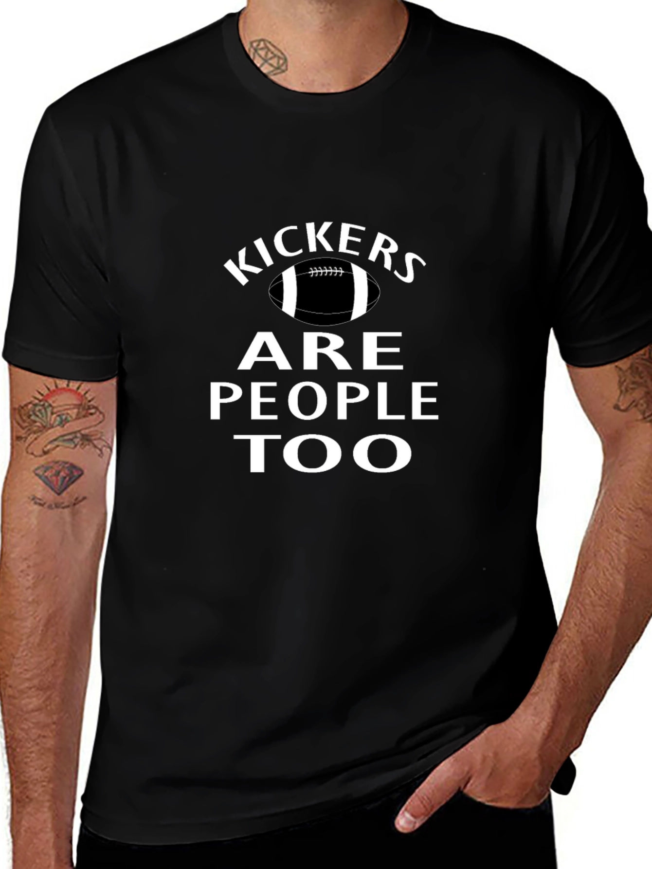 Kickers Are People Too Graphic T-Shirt